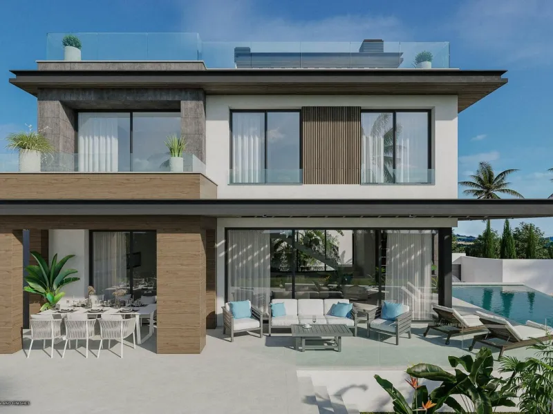 NEW BUILD LUXURY VILLAS IN CALA DE MIJAS& & New Build Promotion of 19 Luxury villas in a gated complex with one of the best amenities in Cala de Mijas, Malaga. & Villas with high standards of living and sensational features inside and out. Combin