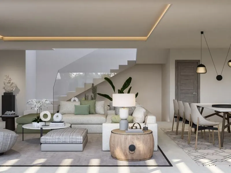 NEW BUILD LUXURY VILLAS IN CALA DE MIJAS& & New Build Promotion of 19 Luxury villas in a gated complex with one of the best amenities in Cala de Mijas, Malaga. & Villas with high standards of living and sensational features inside and out. Combin