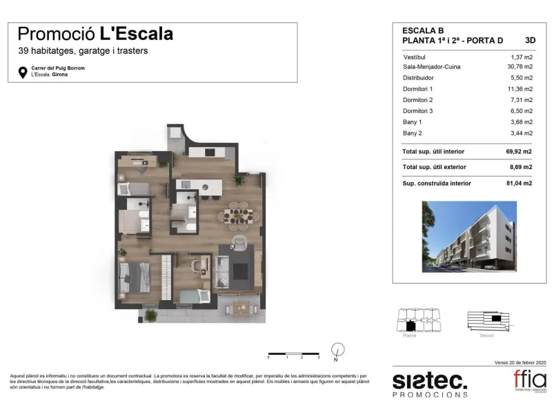 Obra nueva en la Escala , Costa Brava