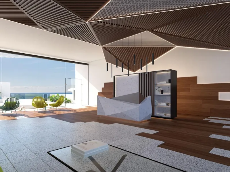 LUXURY RESIDENTIAL COMPLEX WITH SEA VIEWS IN EL HIGUERÓN & & Residential complex of 157 homes distributed in 4 buildings. The first two face east, with the properties arranged in such a way that some do not interfere with the views of the others, wh