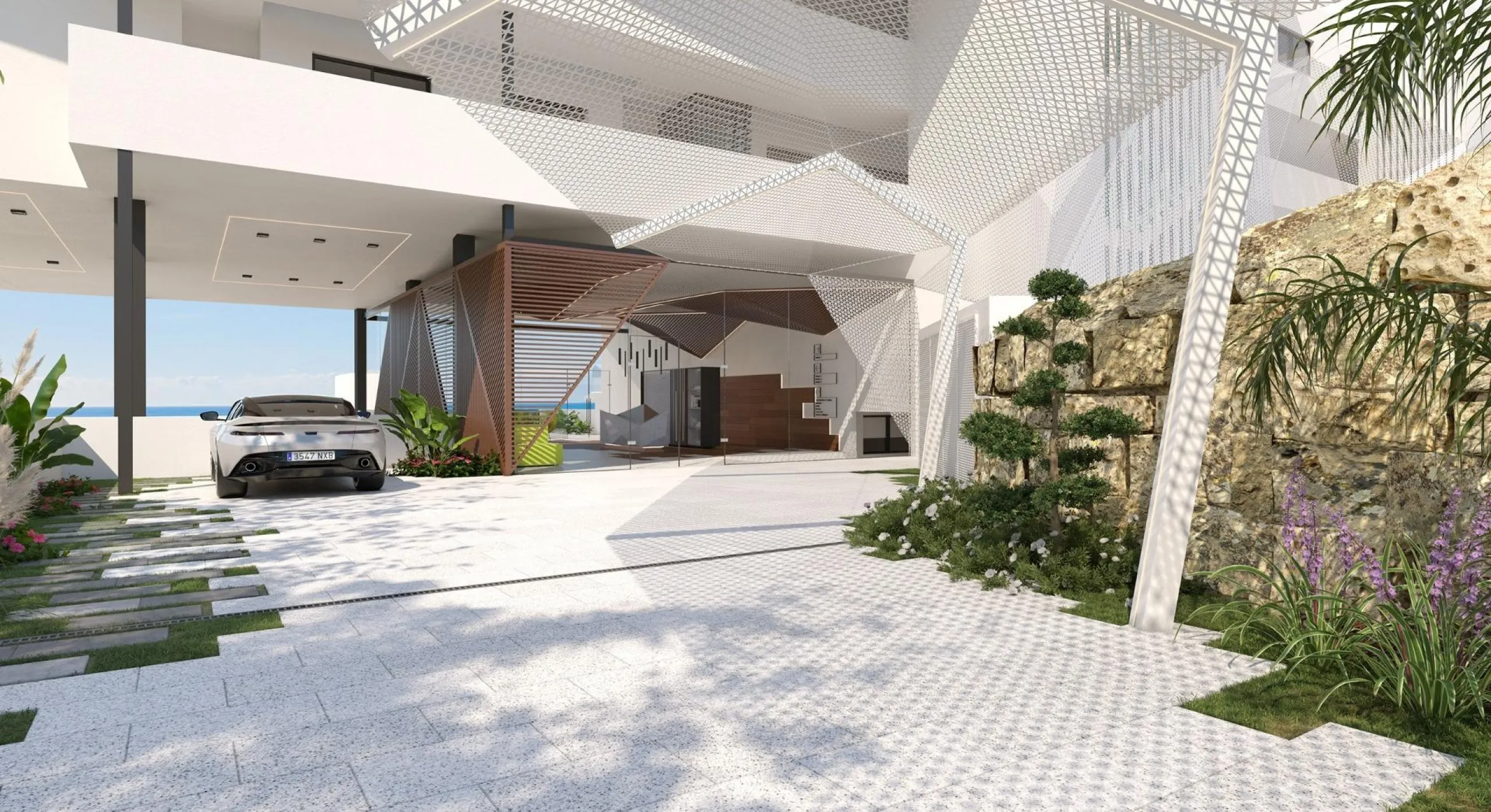 LUXURY RESIDENTIAL COMPLEX WITH SEA VIEWS IN EL HIGUERÓN & & Residential complex of 157 homes distributed in 4 buildings. The first two face east, with the properties arranged in such a way that some do not interfere with the views of the others, wh
