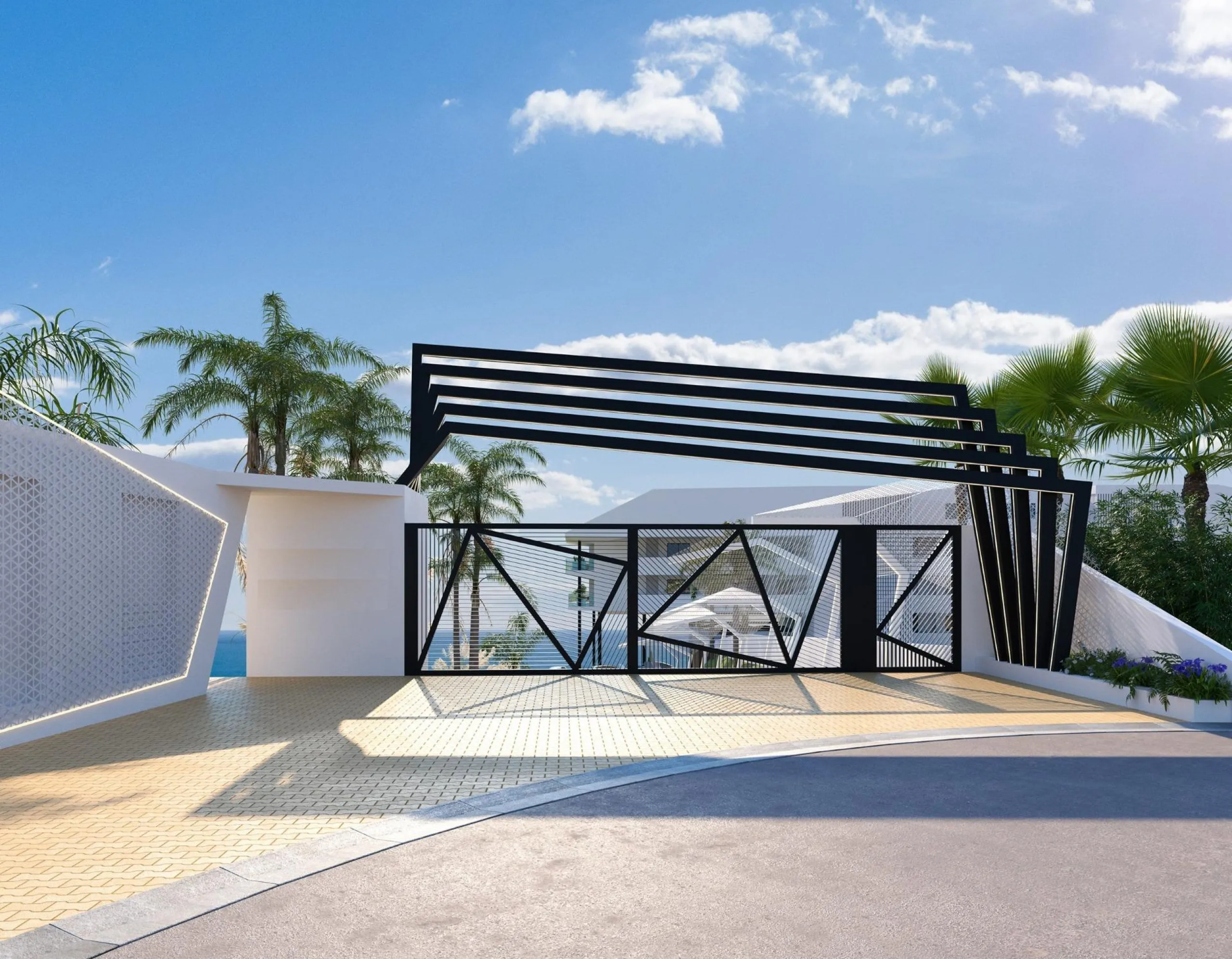 LUXURY RESIDENTIAL COMPLEX WITH SEA VIEWS IN EL HIGUERÓN & & Residential complex of 157 homes distributed in 4 buildings. The first two face east, with the properties arranged in such a way that some do not interfere with the views of the others, wh