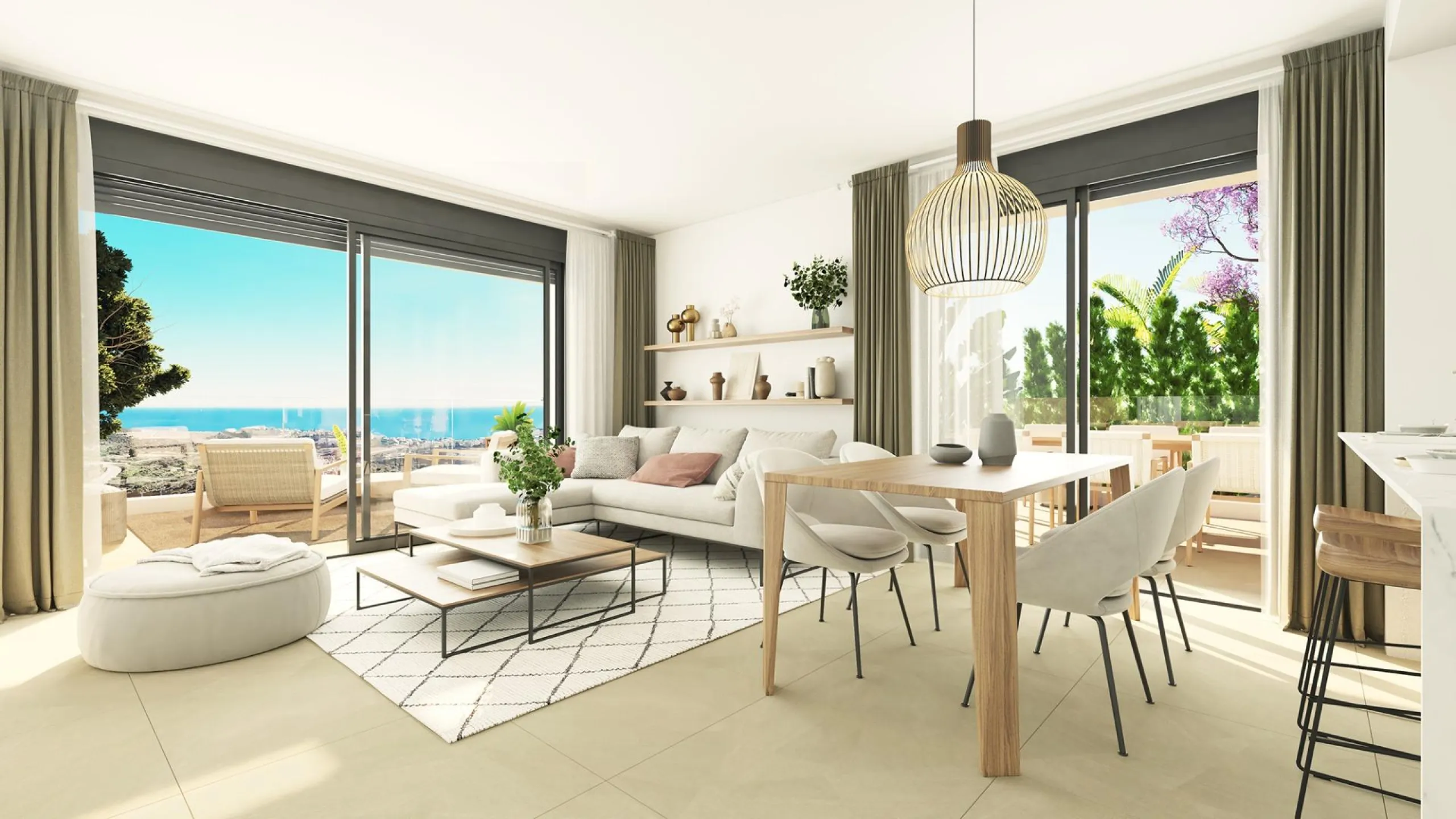 NEW BUILD RESIDENTIAL COMPLEX IN CALANOVA GOLF, MIJAS& & This luxury apartment complex offers a lifestyle that dreams are made of – a sumptuous residence featuring huge terraces with unbeatable views, a top-class golf course less than three minutes’