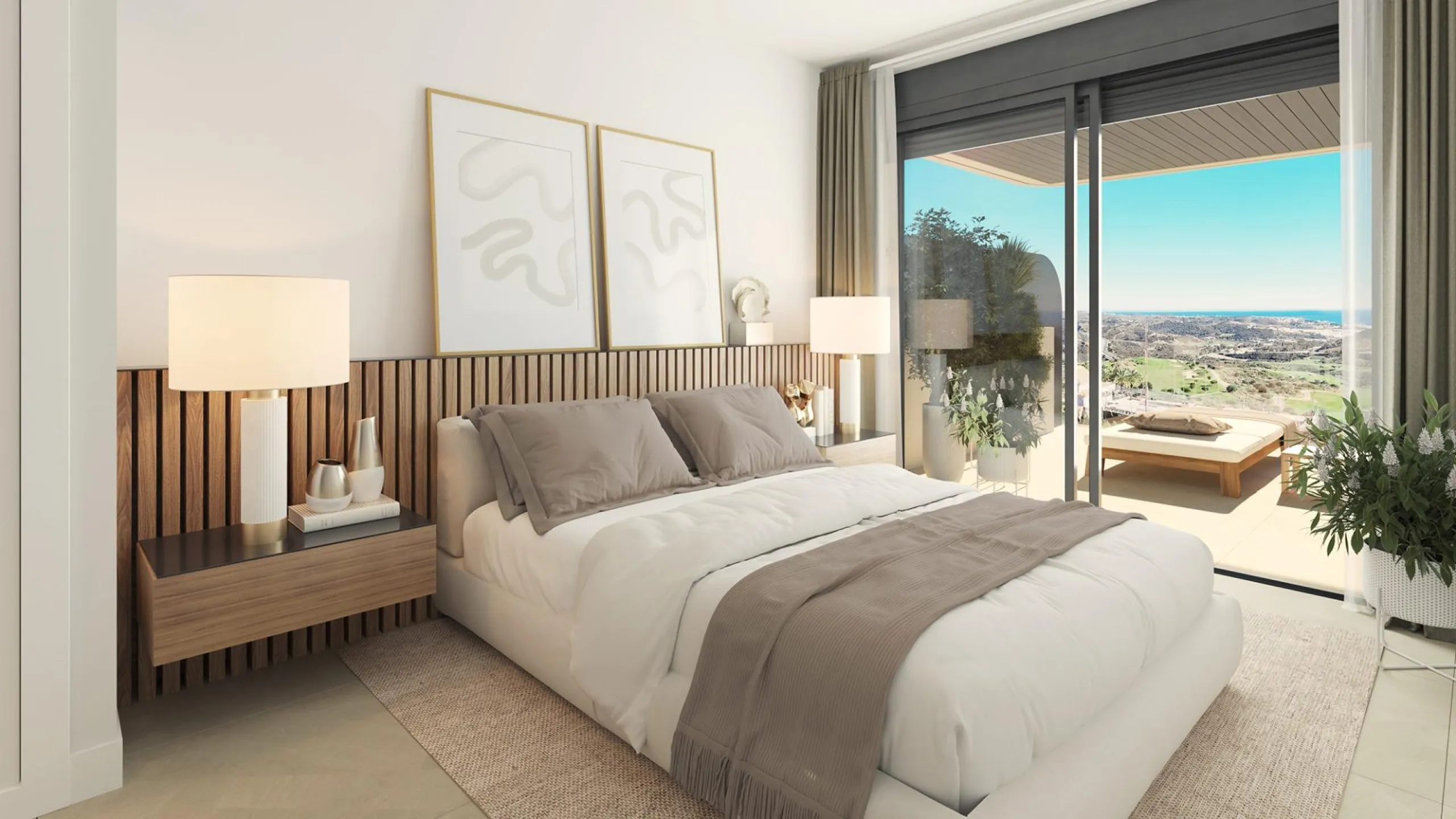 NEW BUILD RESIDENTIAL COMPLEX IN CALANOVA GOLF, MIJAS& & This luxury apartment complex offers a lifestyle that dreams are made of – a sumptuous residence featuring huge terraces with unbeatable views, a top-class golf course less than three minutes’
