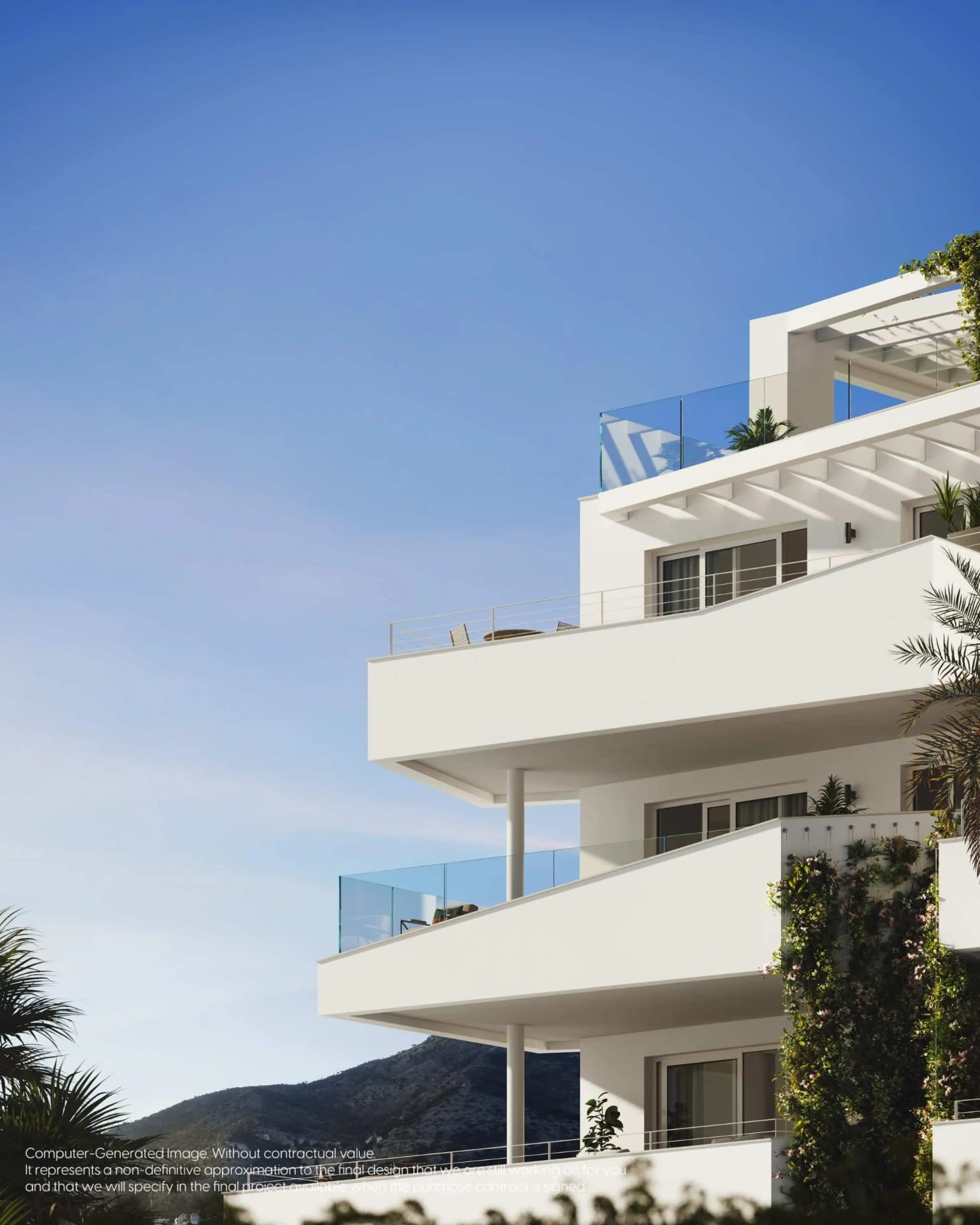 NEW BUILD RESIDENTIAL COMPLEX IN MIJAS& & New Build unique residential complex where you can relax and enjoy life to the fullest. Quality, nature, comfort and innovation are the principles that guide and inspire the design of 50 flats divided into 3