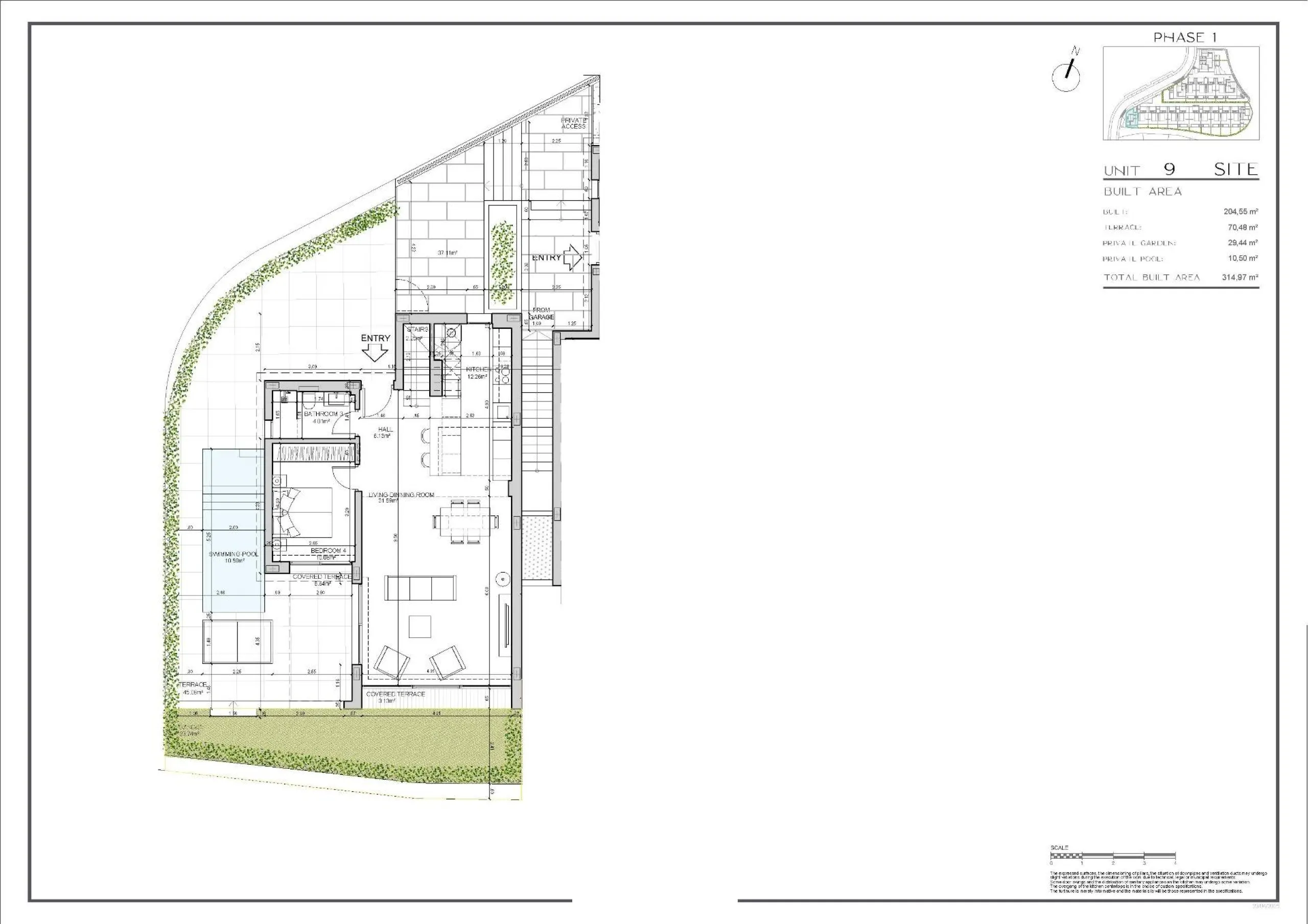 NEW BUILD VILLAS WITH SEA VIEWS IN LA CALA DE MIJAS& & Starting from the traditional silhouette of a house, the primordial pentagon, the design team has evolved these geometric lines to create a symbiosis with the existing vegetation, establishing a