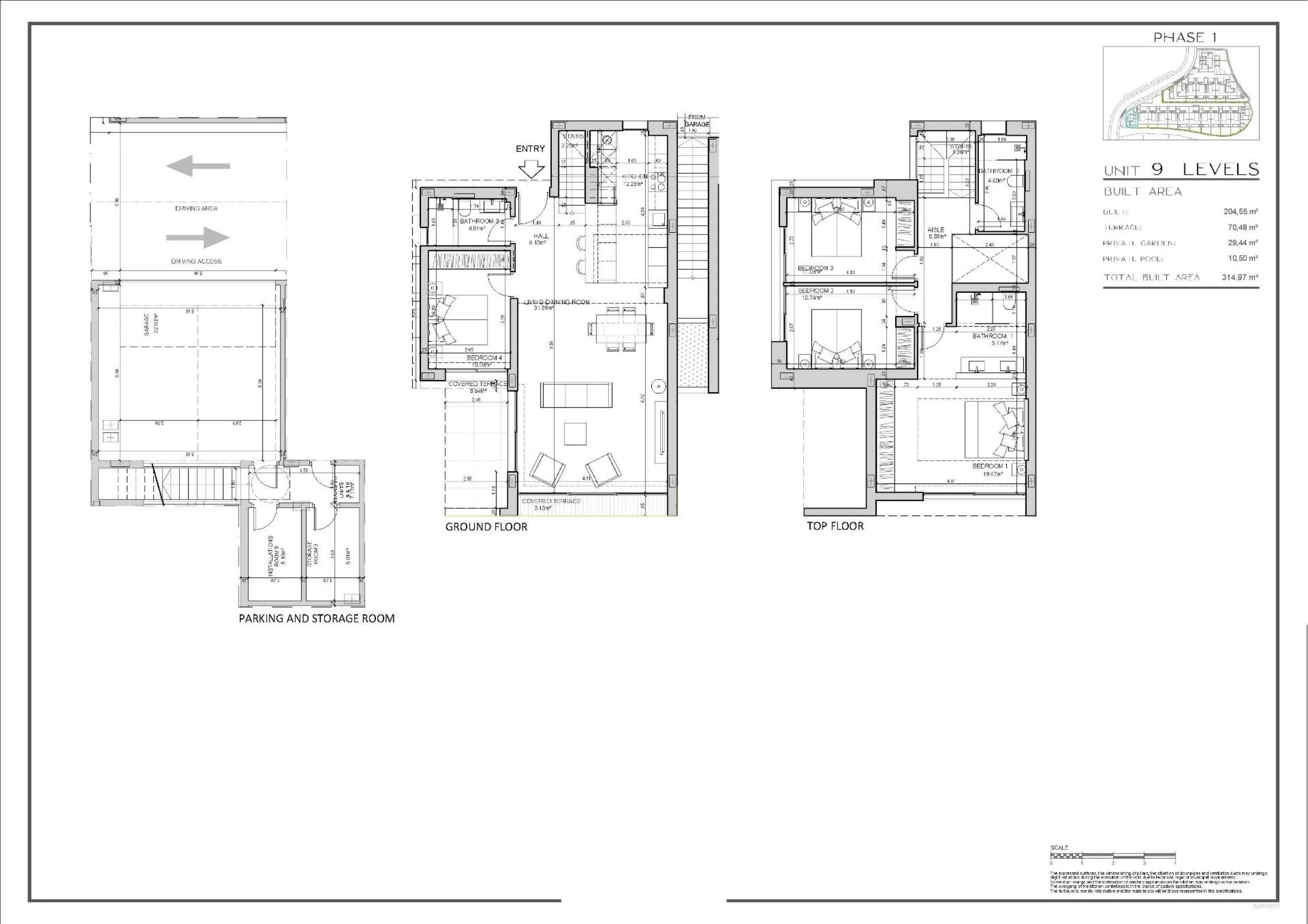 NEW BUILD VILLAS WITH SEA VIEWS IN LA CALA DE MIJAS& & Starting from the traditional silhouette of a house, the primordial pentagon, the design team has evolved these geometric lines to create a symbiosis with the existing vegetation, establishing a