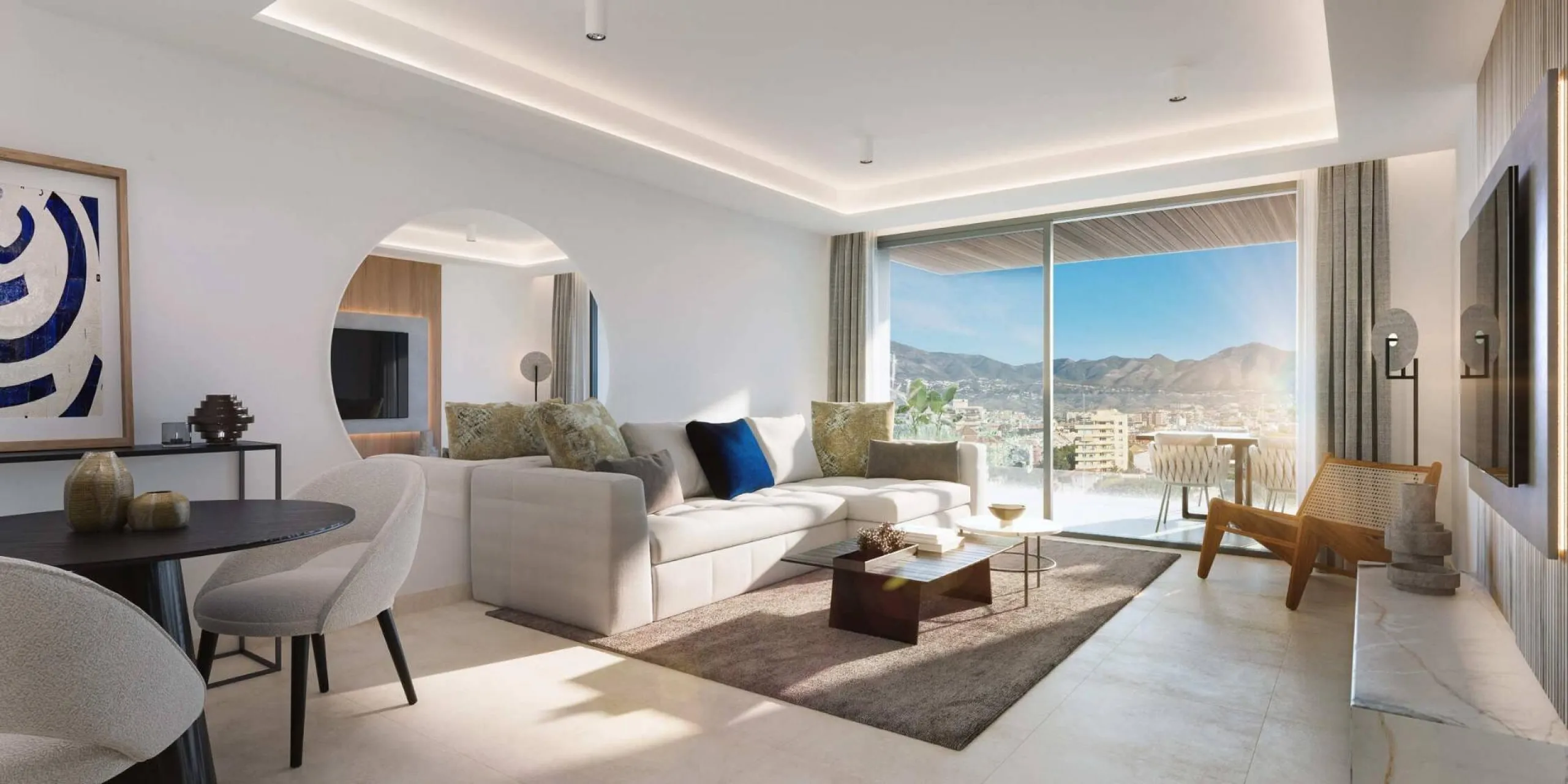 NEW BUILD RESIDENTIAL COMPLEX IN FUENGIROLA& & New build development, just a few metres from the beach, in the most exclusive area of Fuengirola city centre.& & Reidential complex is an exclusive development of 116 new build apartments in the 