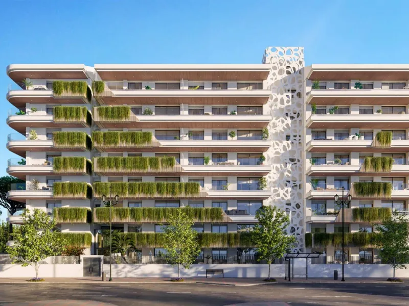 NEW BUILD RESIDENTIAL COMPLEX IN FUENGIROLA& & New build development, just a few metres from the beach, in the most exclusive area of Fuengirola city centre.& & Reidential complex is an exclusive development of 116 new build apartments in the 