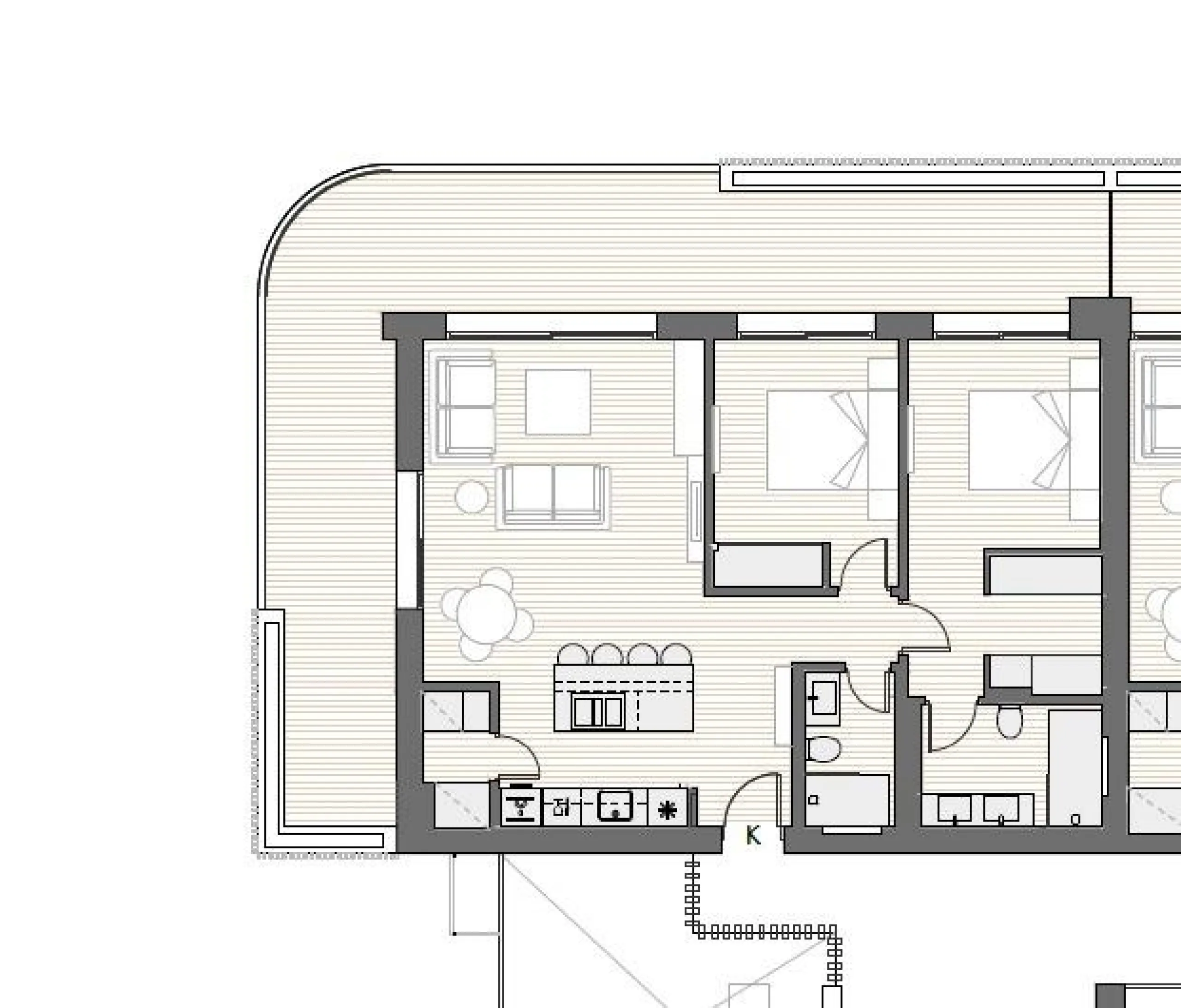 NEW BUILD RESIDENTIAL COMPLEX IN FUENGIROLA& & New build development, just a few metres from the beach, in the most exclusive area of Fuengirola city centre.& & Reidential complex is an exclusive development of 116 new build apartments in the 