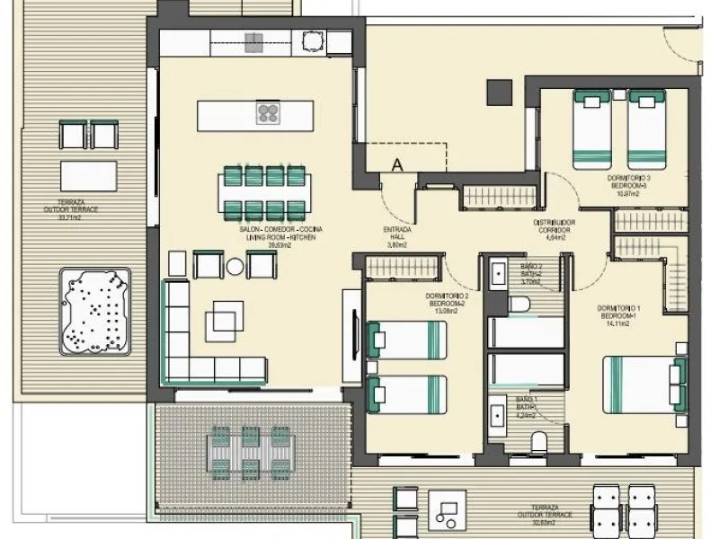 NEW BUILD RESIDENTIAL COMPLEX IN CASARES& & Situated halfway between Marbella and Sotogrande, next to Estepona in the Andalusia Region, New Build residential complex holds a privileged location on the Costa del Sol, inviting you to enjoy the Mediter