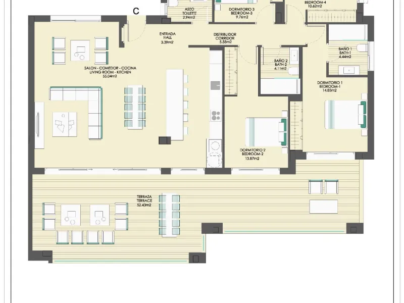 NEW BUILD RESIDENTIAL COMPLEX IN CASARES& & Situated halfway between Marbella and Sotogrande, next to Estepona in the Andalusia Region, New Build residential complex holds a privileged location on the Costa del Sol, inviting you to enjoy the Mediter