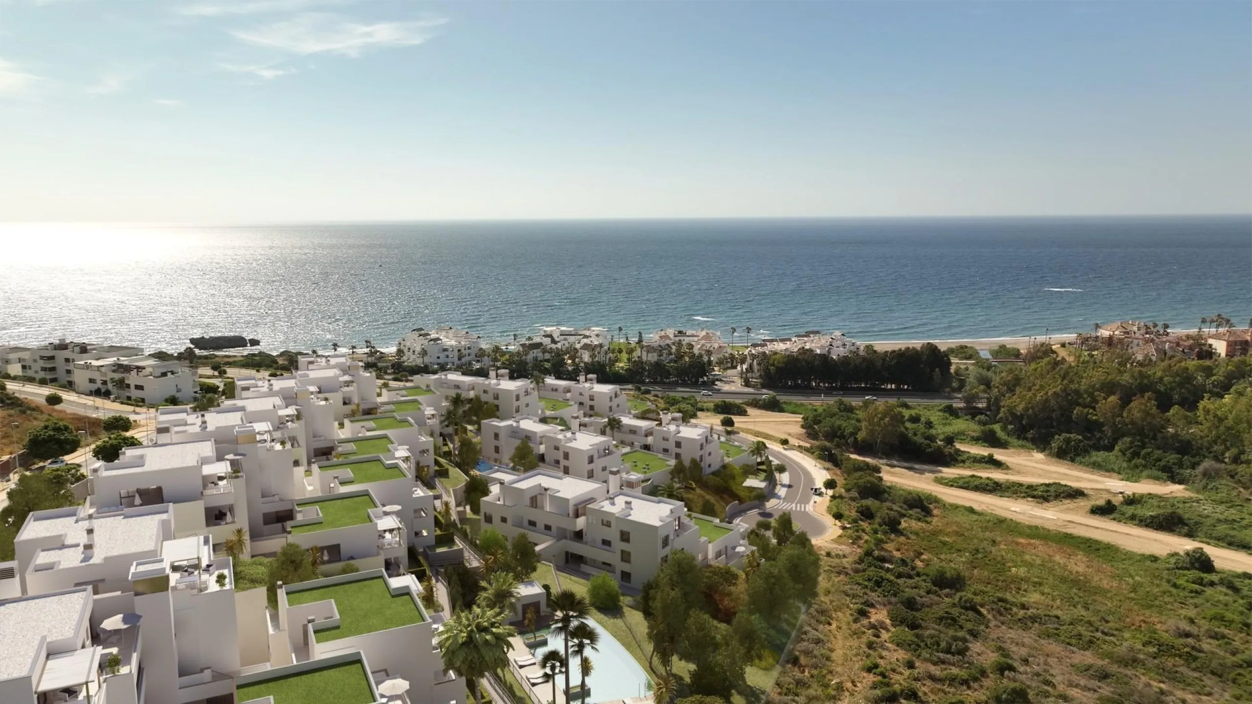 NEW BUILD RESIDENTIAL COMPLEX IN CASARES& & Situated halfway between Marbella and Sotogrande, next to Estepona in the Andalusia Region, New Build residential complex holds a privileged location on the Costa del Sol, inviting you to enjoy the Mediter