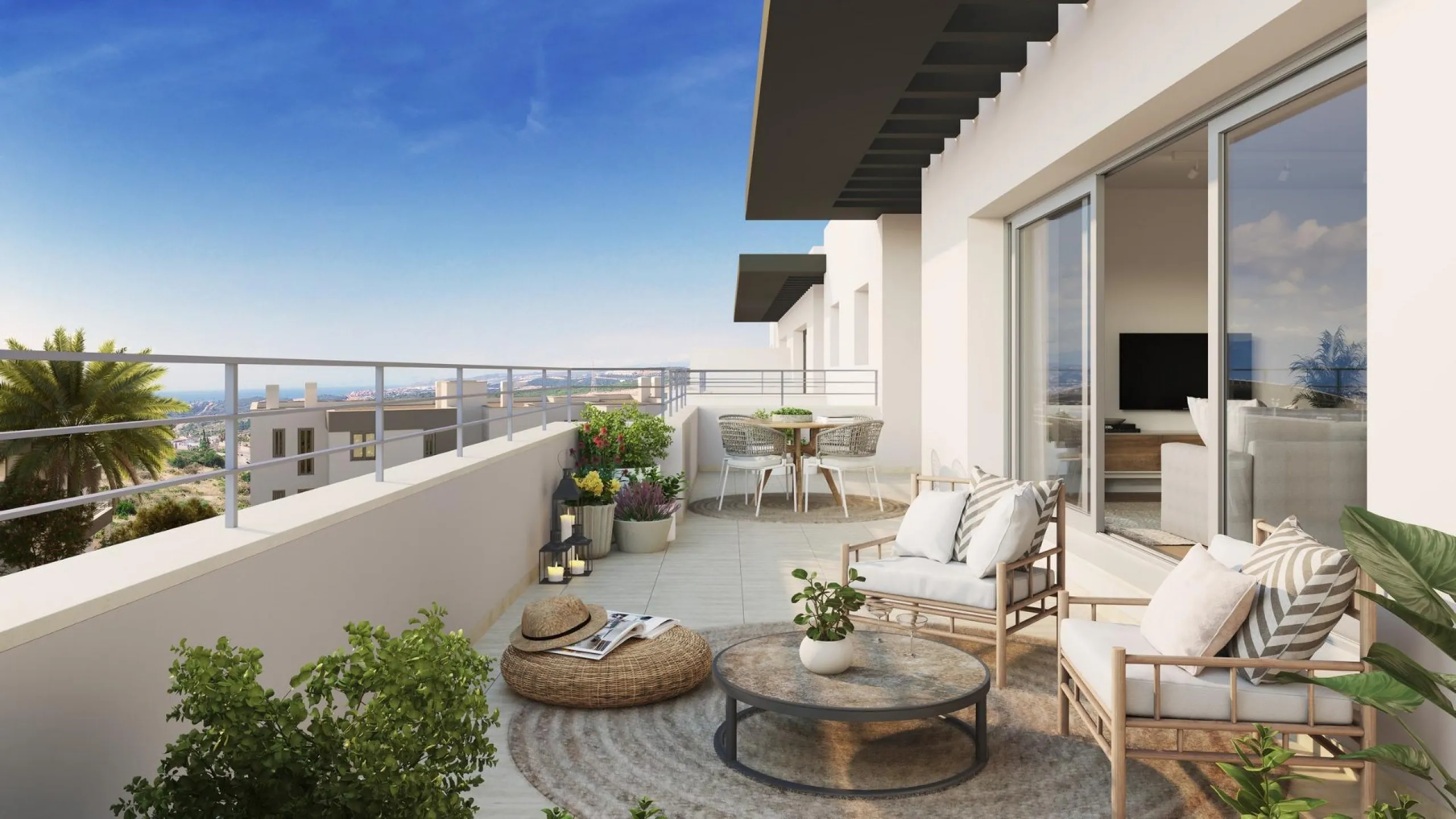 NEW DEVELOPMENT NEXT TO ESTEPONA& & Exclusive development of 115 properties from 1 to 4 bedrooms, with a choice of spectacular penthouses or ground floor apartments with private garden. All the properties have large windows connected to generous ter