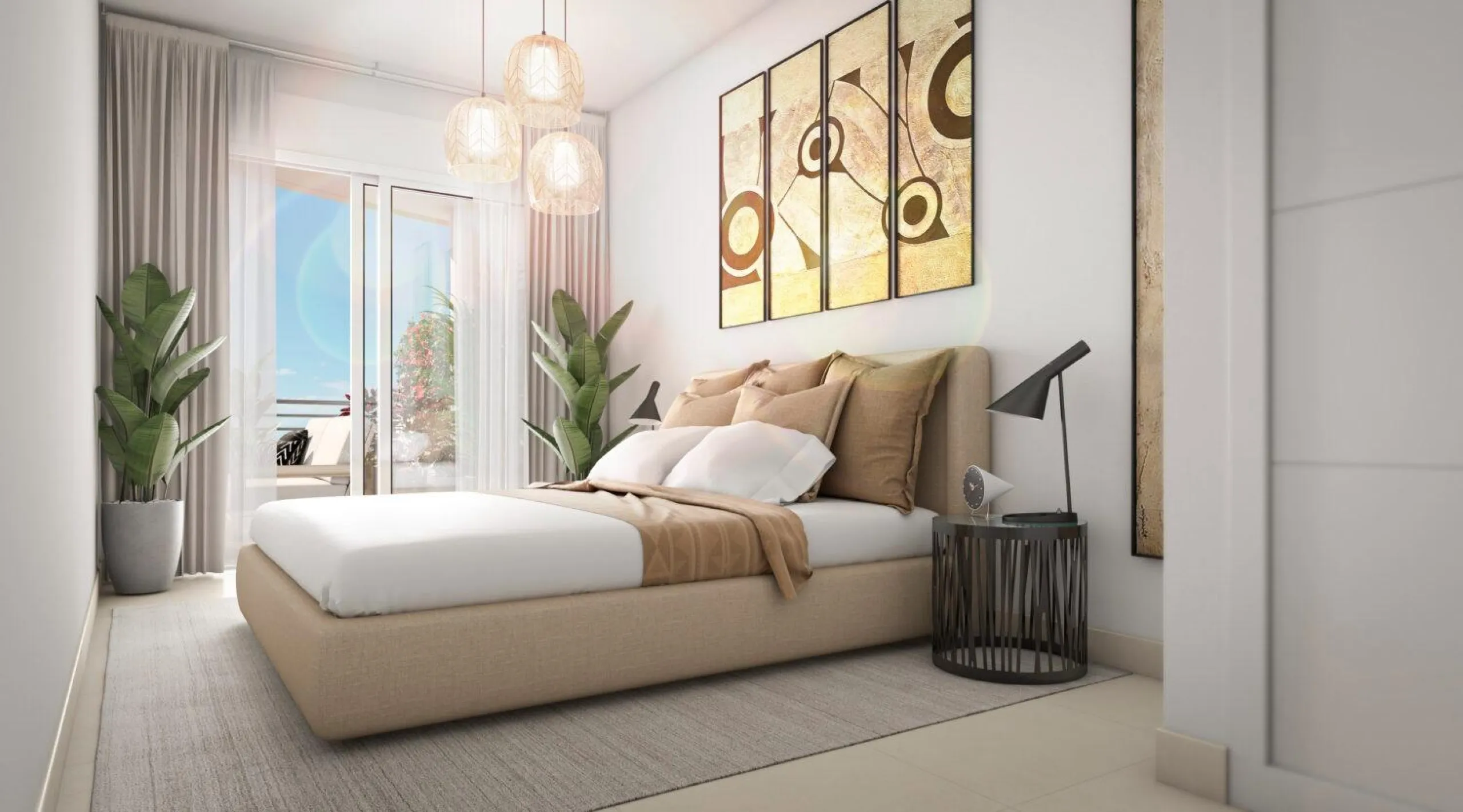 NEW BUILD RESIDENTIAL COMPLEX WITH SEA VIEW IN BENALMADENA& & New Build residential complex of apartments and penthouses in Benalmadena.& Beautiful apartments with 3 and 4 bedrooms, open plan fully equipped kitchen and living area, large terraces