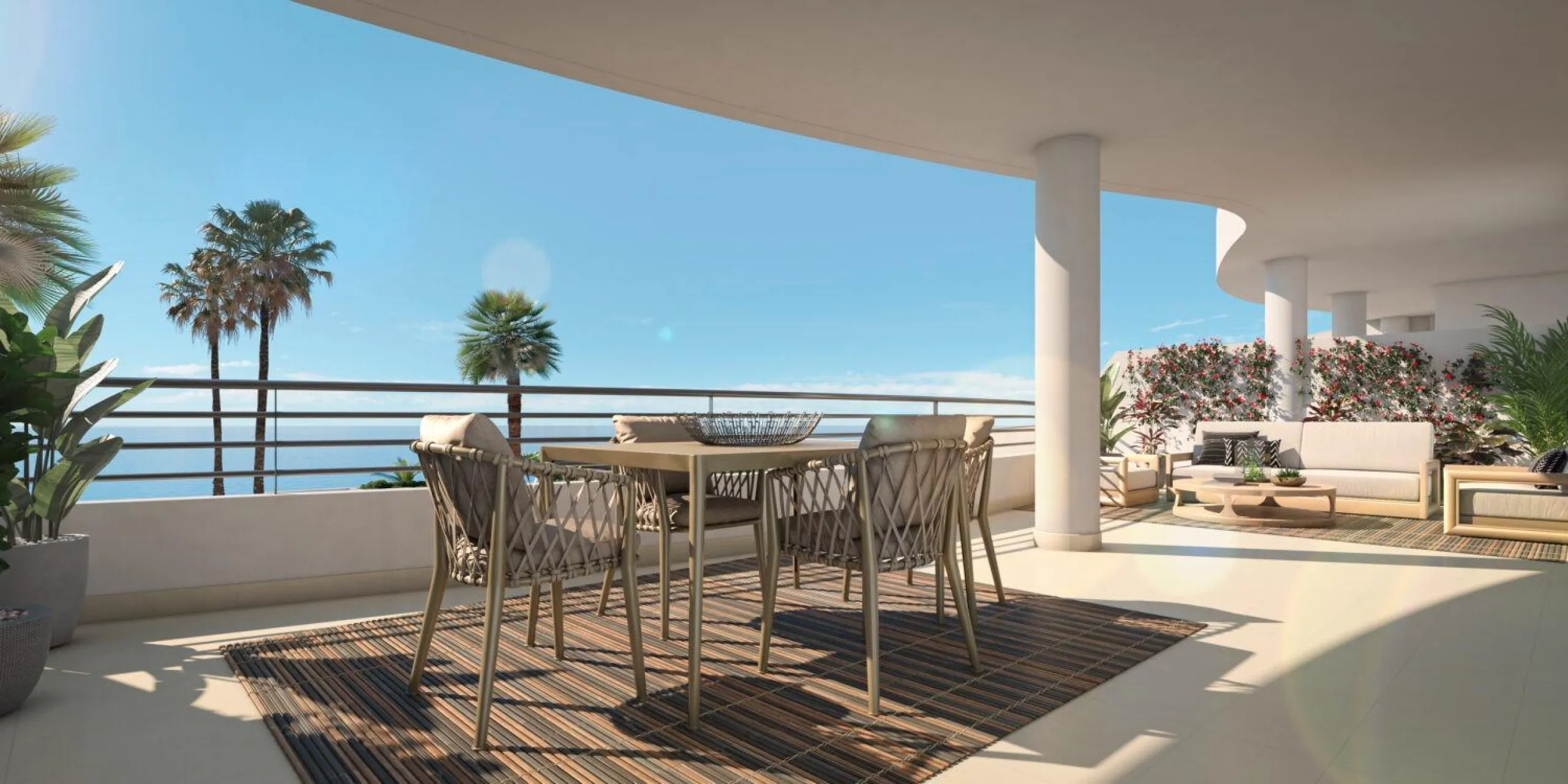 NEW BUILD RESIDENTIAL COMPLEX WITH SEA VIEW IN BENALMADENA& & New Build residential complex of apartments and penthouses in Benalmadena.& Beautiful apartments with 3 and 4 bedrooms, open plan fully equipped kitchen and living area, large terraces