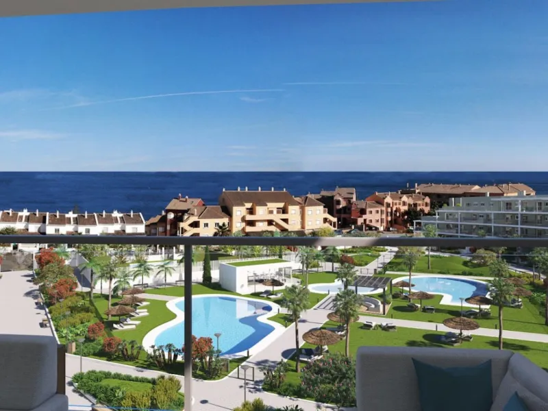 NEW BUILD RESIDENTIAL COMPLEX OF APARTMENTS IN MANILVA& & New Build residential complex located in Manilva where you will be surrounded by what really matters: nature, the sea and your loved ones, thanks to the tranquillity of living away from an el