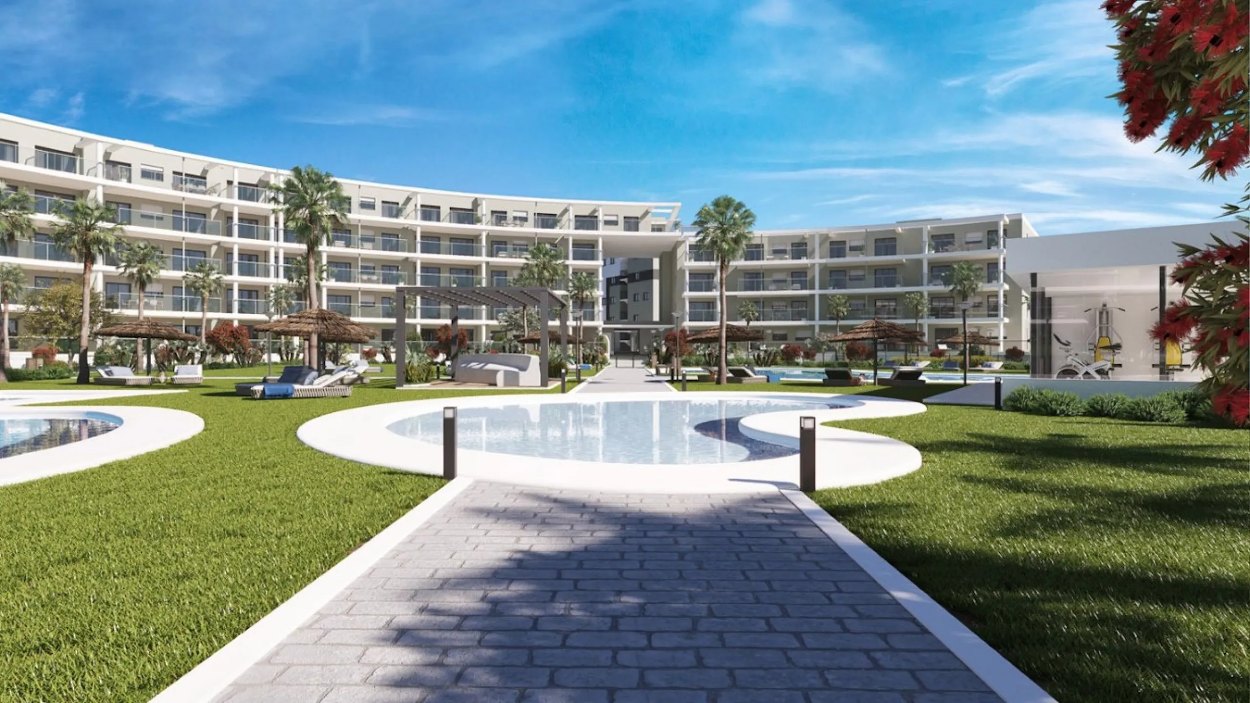 NEW BUILD RESIDENTIAL COMPLEX OF APARTMENTS IN MANILVA& & New Build residential complex located in Manilva where you will be surrounded by what really matters: nature, the sea and your loved ones, thanks to the tranquillity of living away from an el