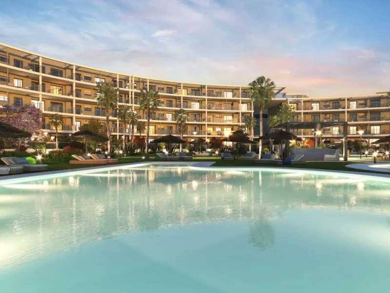 NEW BUILD RESIDENTIAL COMPLEX OF APARTMENTS IN MANILVA& & New Build residential complex located in Manilva where you will be surrounded by what really matters: nature, the sea and your loved ones, thanks to the tranquillity of living away from an el
