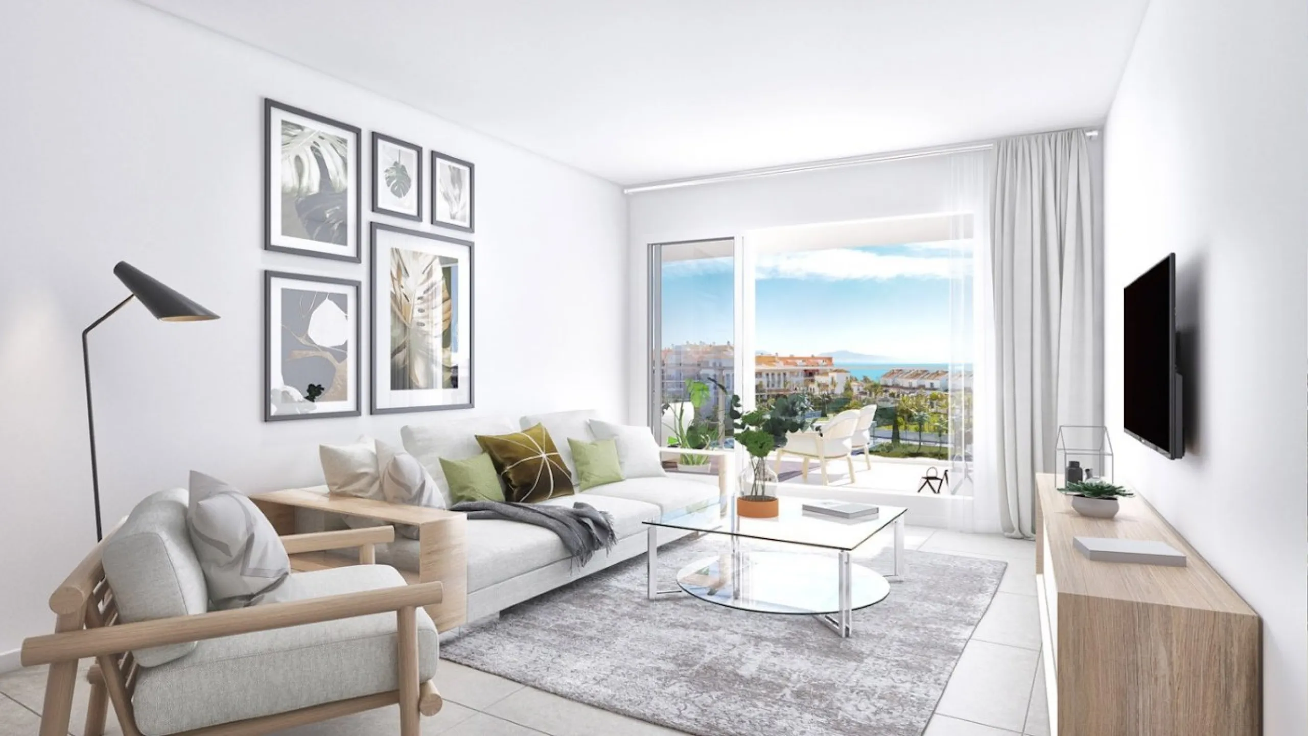 NEW BUILD RESIDENTIAL COMPLEX OF APARTMENTS IN MANILVA& & New Build residential complex located in Manilva where you will be surrounded by what really matters: nature, the sea and your loved ones, thanks to the tranquillity of living away from an el