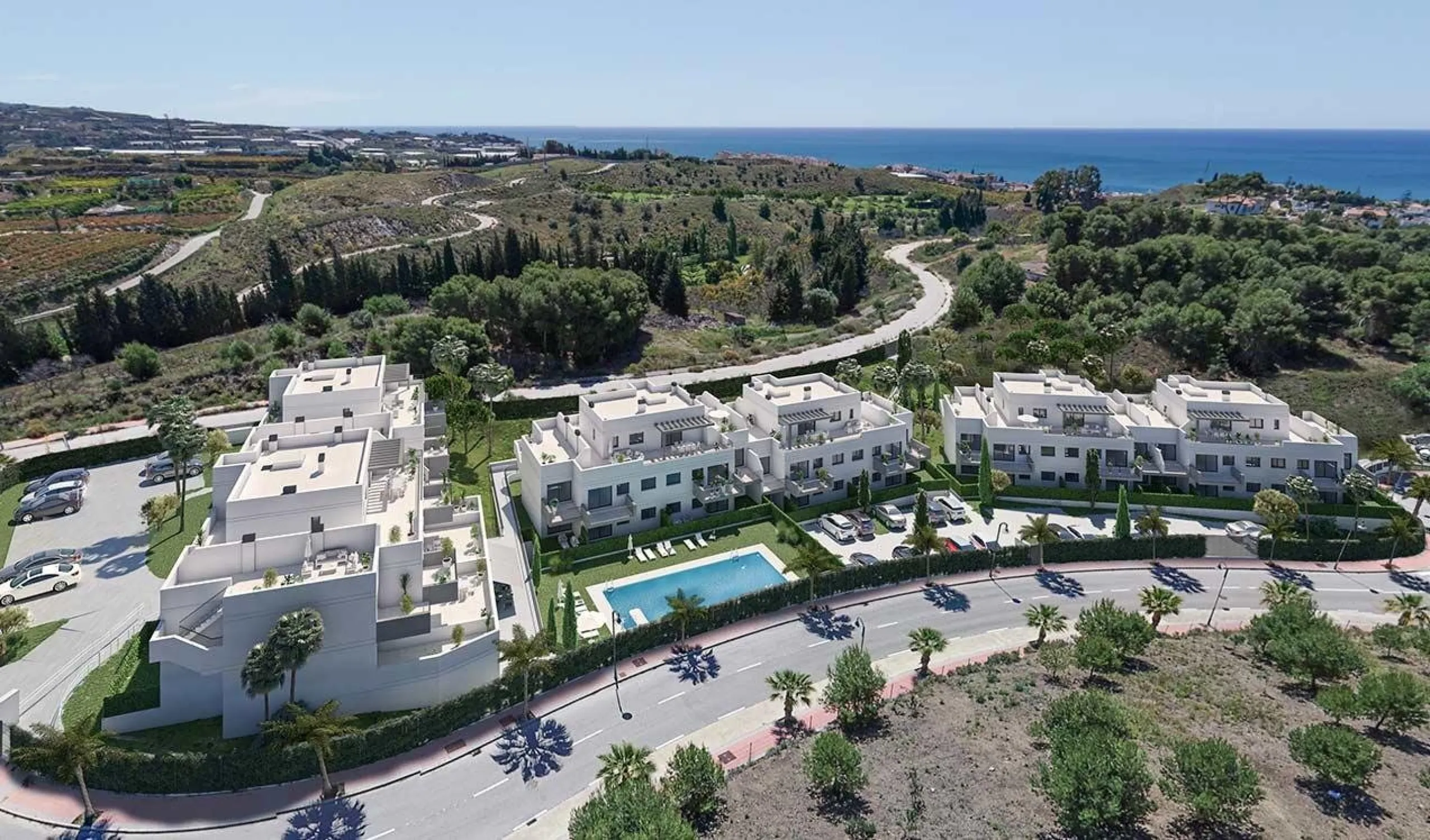 NEW BUILD RESIDENTIAL COMPLEX IN VELEZ-MALAGA& & New Build unique residential complex in Velez-Malaga that offers all the functionalities and creating an ideal place to live. & & The development consists of 154 flats of 2 and 3 bedrooms, all o