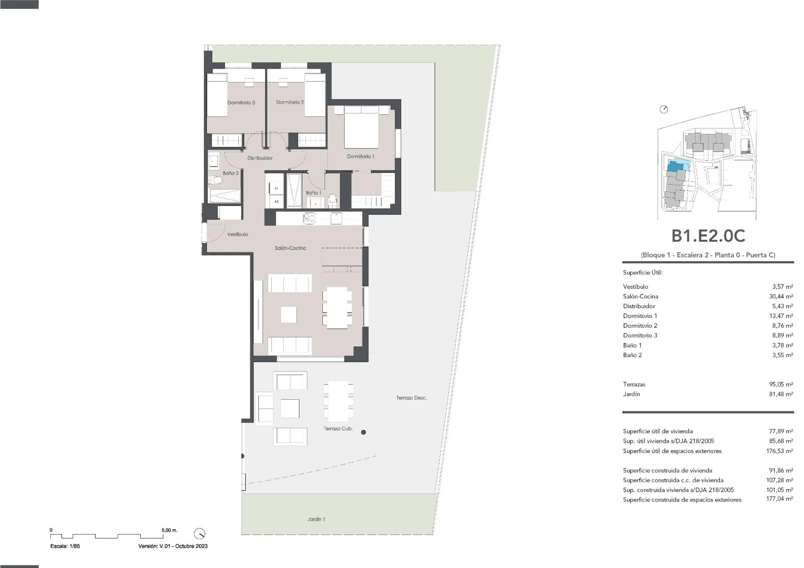 NEW BUILD RESIDENTIAL COMPLEX IN ESTEPONA& & New Build residential complex of 2 and 3 bedroom apartments located in Estepona where you will enjoy stunning sea views.& & The development is made up of 3 three-storey blocks with:& · Ground flo