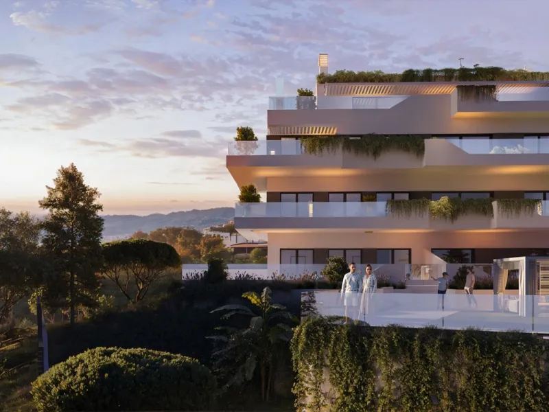 NEW BUILD RESIDENTIAL COMPLEX IN MIJAS COSTA& & New Build residential complex in a beautiful location in Las Lagunas de Mijas, Spain. & & There are only 36 apartments in the complex, so it will be the best guarantee of your privacy and tranqui