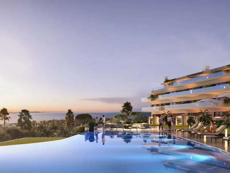 NEW BUILD RESIDENTIAL COMPLEX IN MIJAS COSTA& & New Build residential complex in a beautiful location in Las Lagunas de Mijas, Spain. & & There are only 36 apartments in the complex, so it will be the best guarantee of your privacy and tranqui