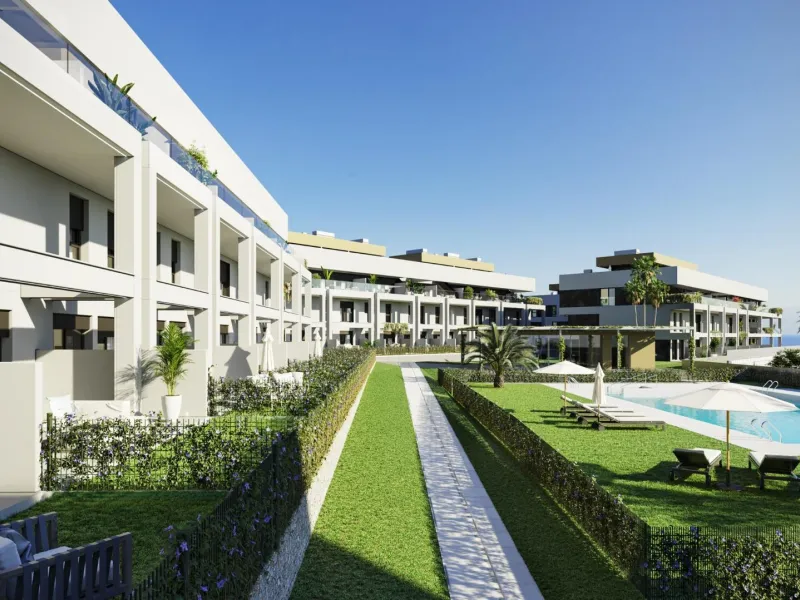 NEW BUILD RESIDENTIAL COMPLEX NEAR ESTEPONA& & New Build an exclusive development located in Cancelada, one of the best areas of Estepona's New Golden Mile. & The residential complex has 82 properties distributed over 4 floors, mostly duplexes, w