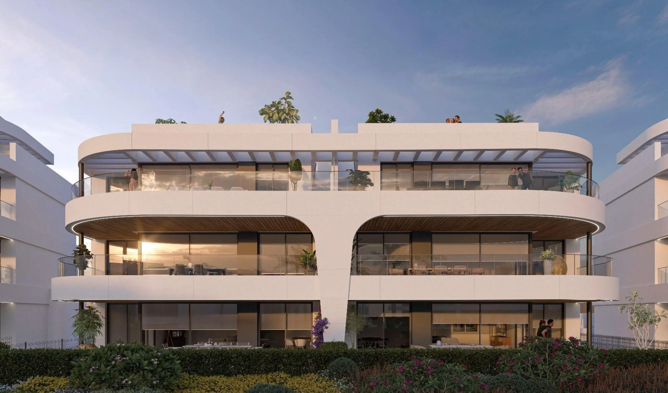 NEW BUILD RESIDENTIAL COMPLEX NEAR ESTEPONA& & This exciting New Build residential development in Atalaya Golf redefines contemporary living in the Golden Triangle. A sublimely stylish development, discretely blending with its surrounding environmen