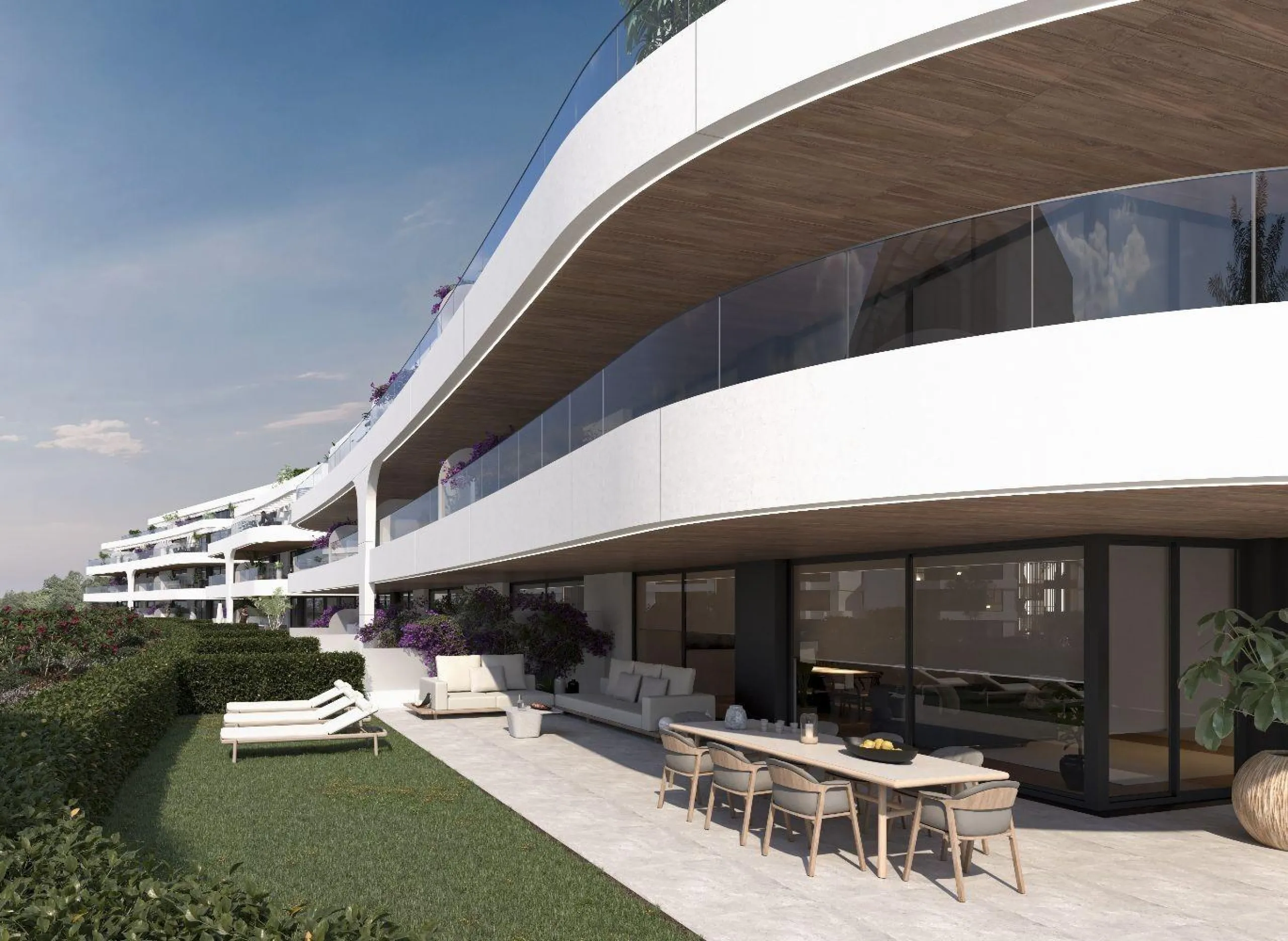 NEW BUILD RESIDENTIAL COMPLEX NEAR ESTEPONA& & This exciting New Build residential development in Atalaya Golf redefines contemporary living in the Golden Triangle. A sublimely stylish development, discretely blending with its surrounding environmen