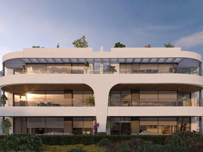 NEW BUILD RESIDENTIAL COMPLEX NEAR ESTEPONA& & This exciting New Build residential development in Atalaya Golf redefines contemporary living in the Golden Triangle. A sublimely stylish development, discretely blending with its surrounding environmen