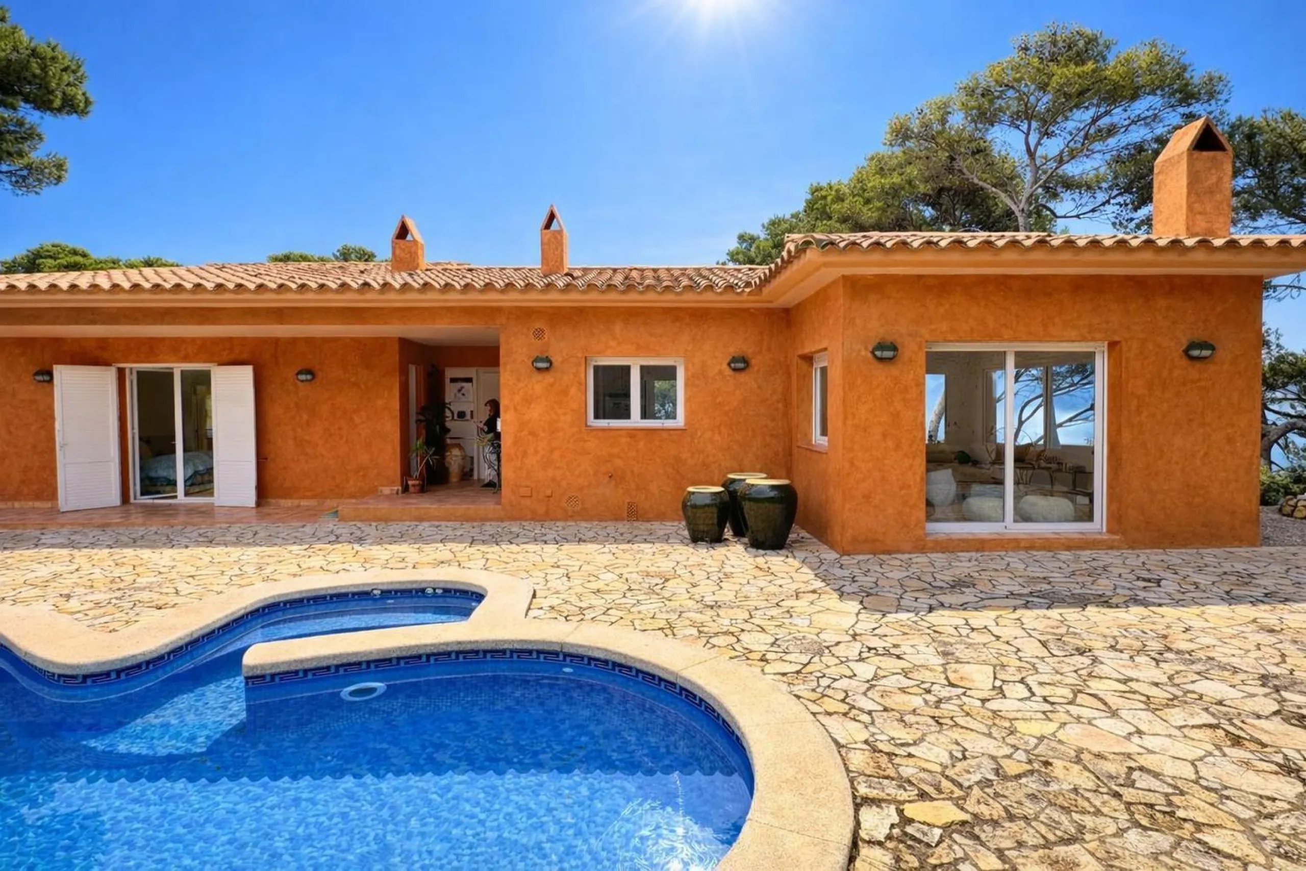 Detached frontline sea villa between Pals and Begur, Costa Brava