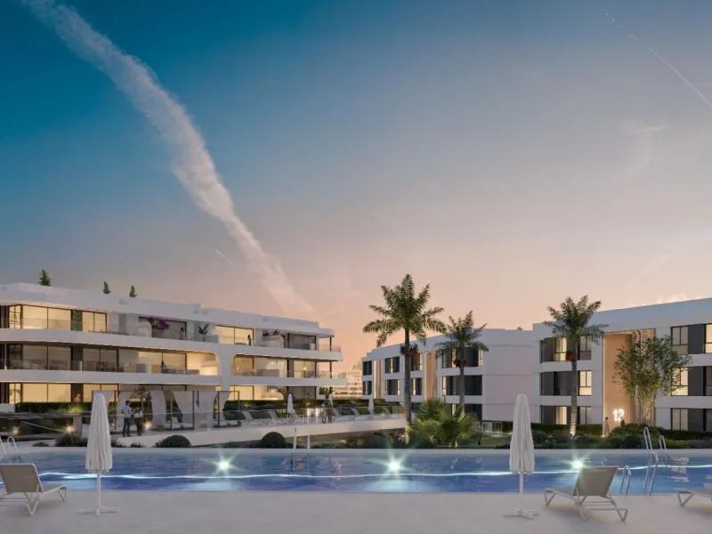 NEW BUILD RESIDENTIAL COMPLEX NEAR ESTEPONA& & This exciting New Build residential development in Atalaya Golf redefines contemporary living in the Golden Triangle. A sublimely stylish development, discretely blending with its surrounding environmen
