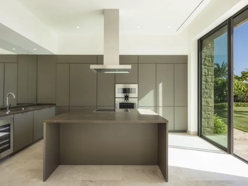 NEW BUILD EXCLUSIVE LUXURY VILLA AT FINCA CORTESÍN, CASARES& & Nestled within the enclave in the Finca Cortesin resort, this New Build villa exudes the charm of Ibiza-style residences. & The white structure, adorned with traditional Mediterranean