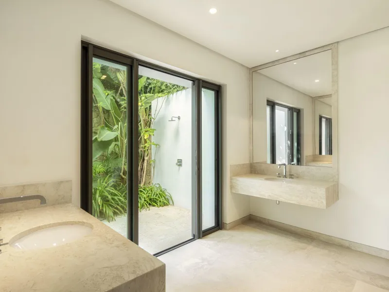 NEW BUILD EXCLUSIVE LUXURY VILLA AT FINCA CORTESÍN, CASARES& & Nestled within the enclave in the Finca Cortesin resort, this New Build villa exudes the charm of Ibiza-style residences. & The white structure, adorned with traditional Mediterranean