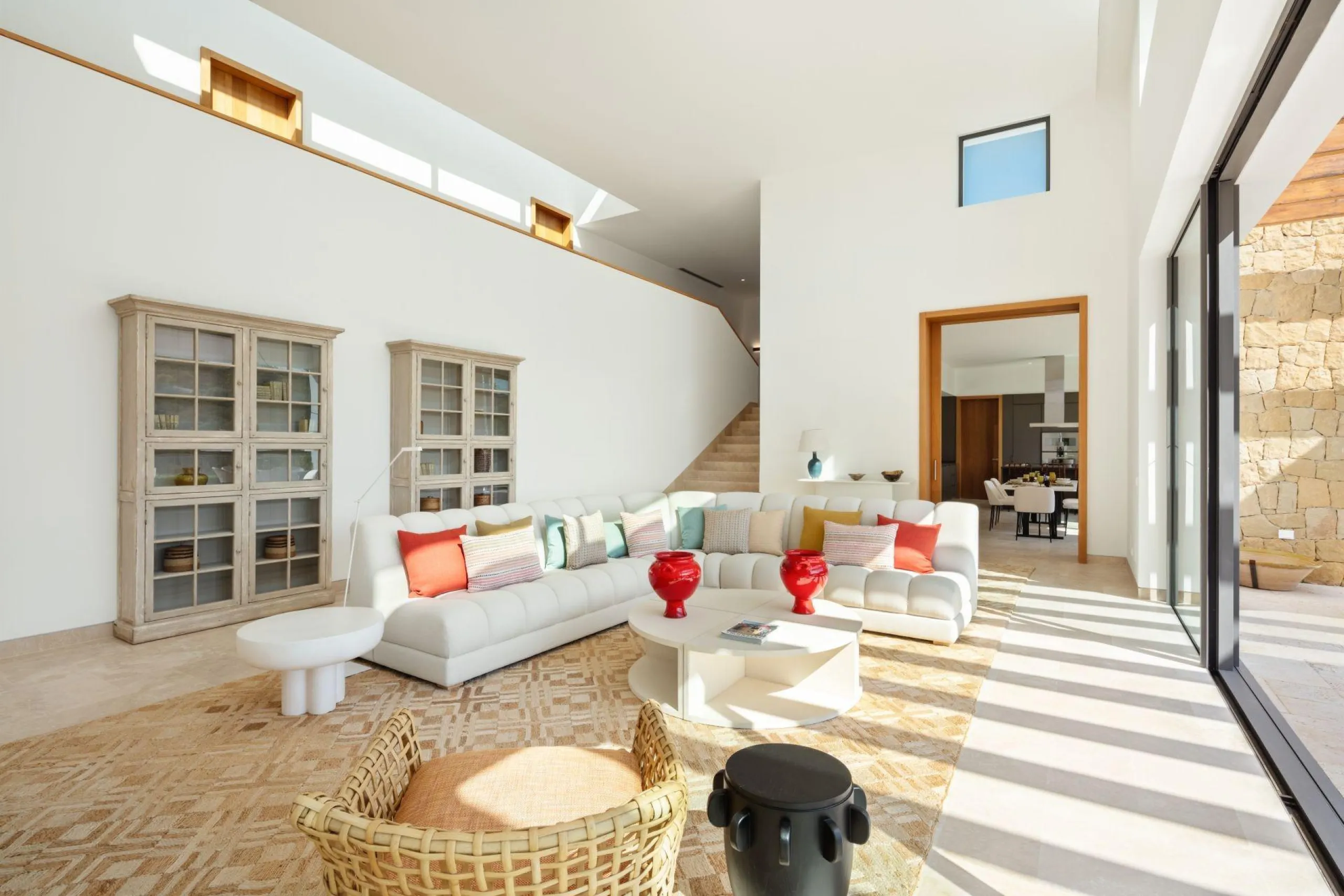 NEW BUILD EXCLUSIVE LUXURY VILLA AT FINCA CORTESÍN, CASARES& & Nestled within the enclave in the Finca Cortesin resort, this New Build villa exudes the charm of Ibiza-style residences. & The white structure, adorned with traditional Mediterranean