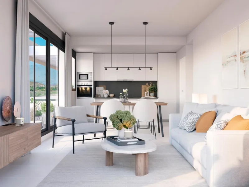 NEW BUILD RESIDENTIAL COMPLEX IN CASARES& & New Build residential complex of 134 apartments with 2, 3 and 4 bedroom in an oasis of nature in Casares Costa & & If you dream of living in front of a golf course with magnificent open views and hig