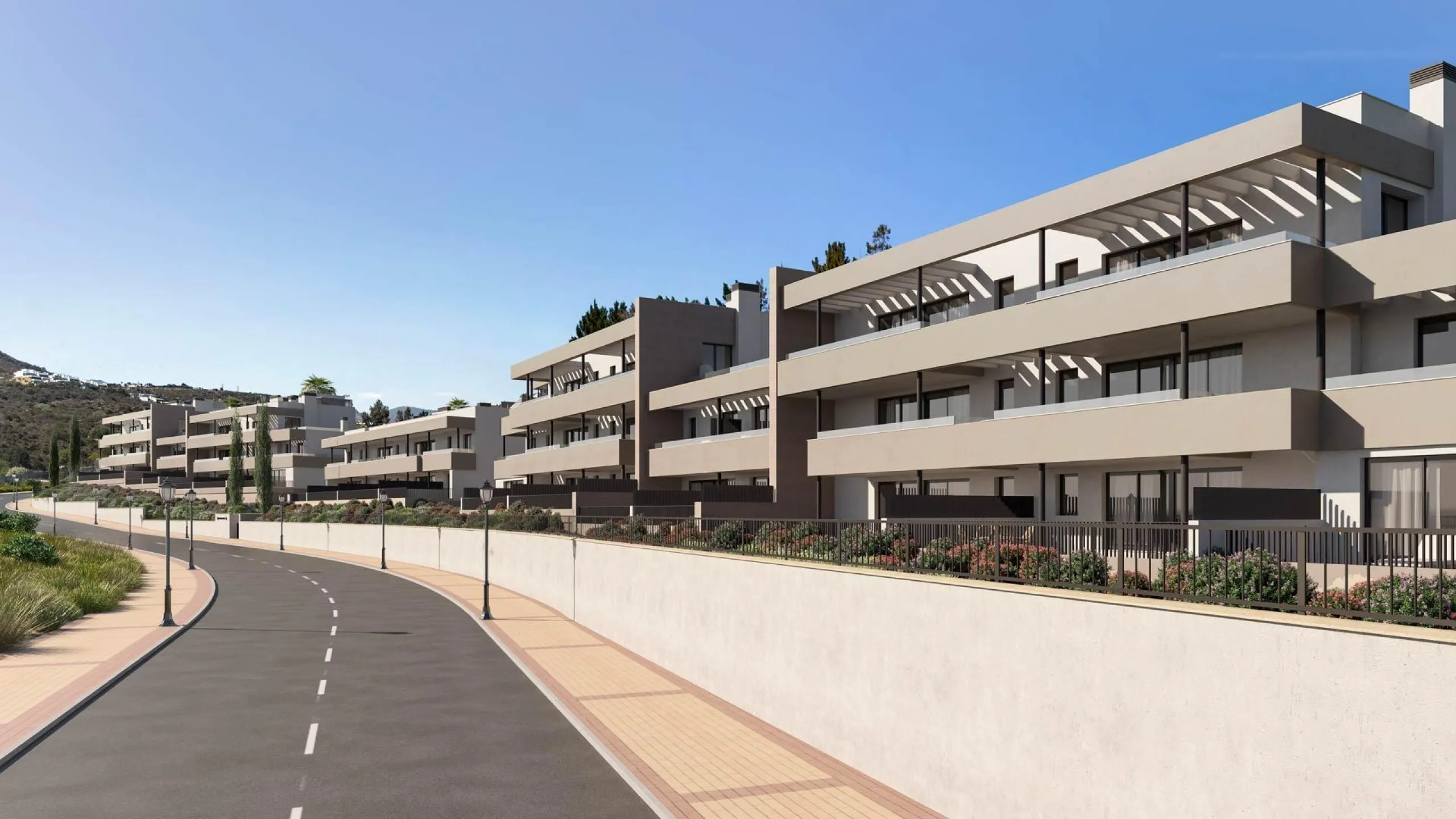 NEW BUILD RESIDENTIAL COMPLEX IN CASARES& & New Build residential complex of 134 apartments with 2, 3 and 4 bedroom in an oasis of nature in Casares Costa & & If you dream of living in front of a golf course with magnificent open views and hig