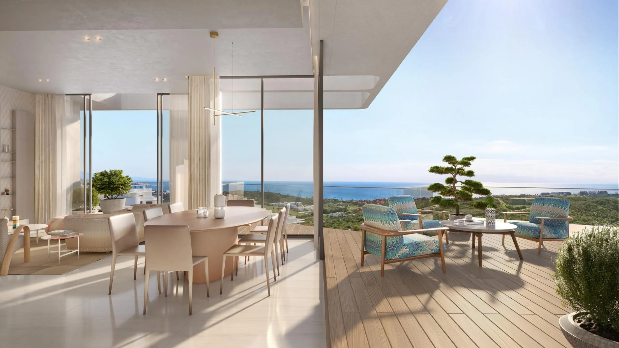 EXCLUSIVITY, LUXURY AND COMFORT AT FINCA CORTESÍN & & Exclusive luxury residential complex in Finca Cortesín, immersed in the unspoilt landscapes of the Costa del Sol. Residences of 2, 3 and 4 bedrooms, with private entrance and 24/7 premium securit