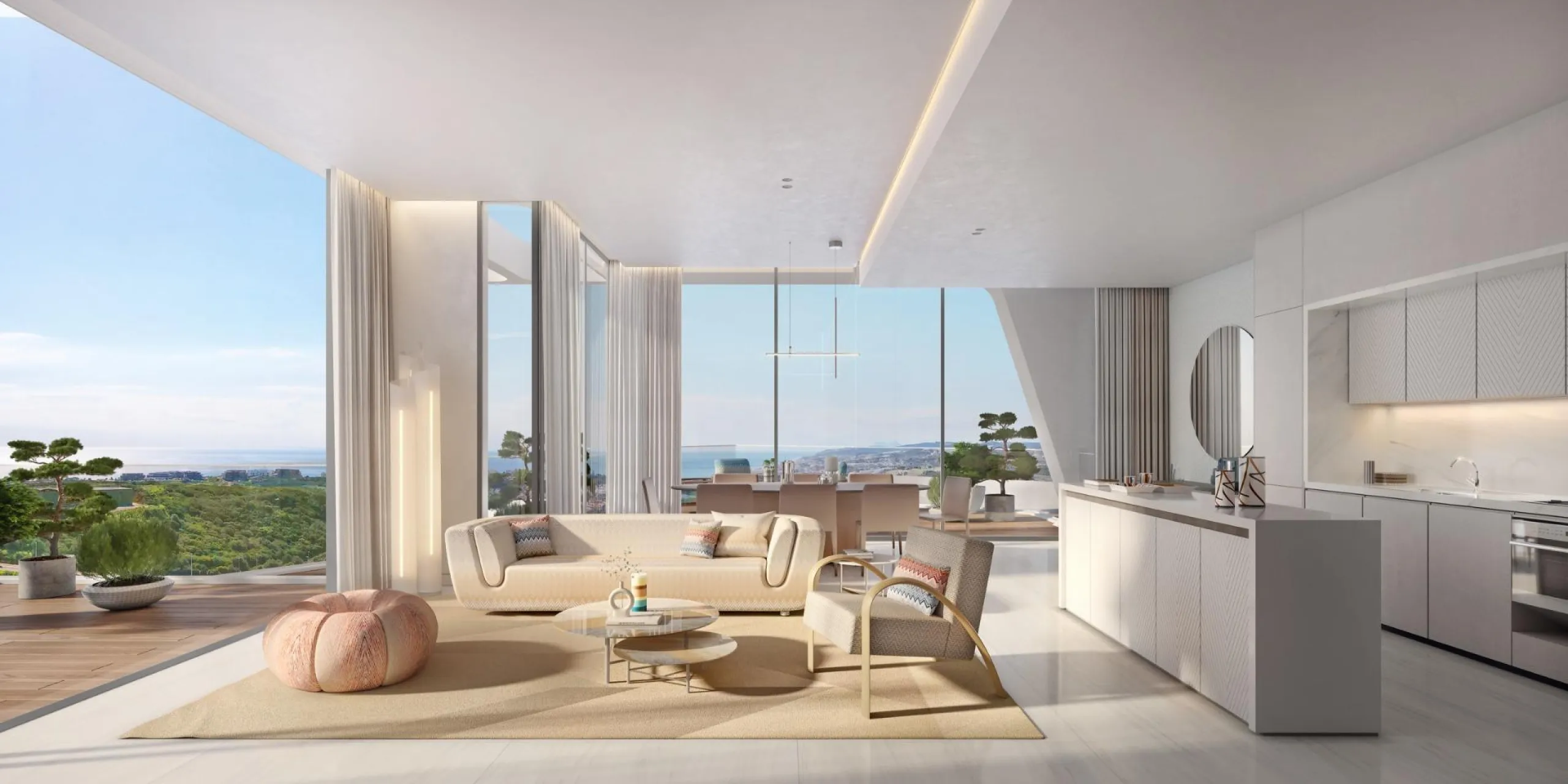 EXCLUSIVITY, LUXURY AND COMFORT AT FINCA CORTESÍN & & Exclusive luxury residential complex in Finca Cortesín, immersed in the unspoilt landscapes of the Costa del Sol. Residences of 2, 3 and 4 bedrooms, with private entrance and 24/7 premium securit