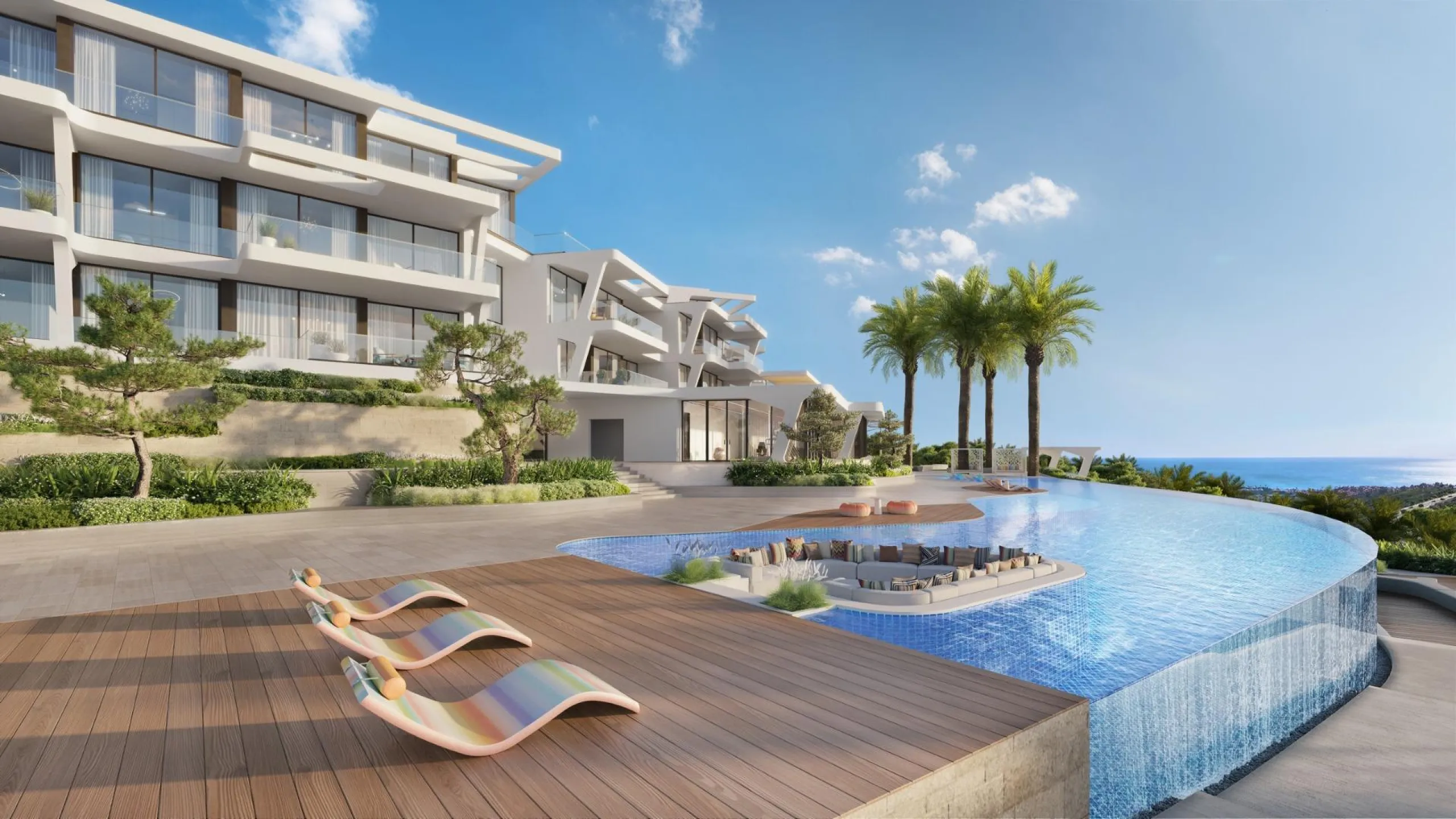 EXCLUSIVITY, LUXURY AND COMFORT AT FINCA CORTESÍN & & Exclusive luxury residential complex in Finca Cortesín, immersed in the unspoilt landscapes of the Costa del Sol. Residences of 2, 3 and 4 bedrooms, with private entrance and 24/7 premium securit