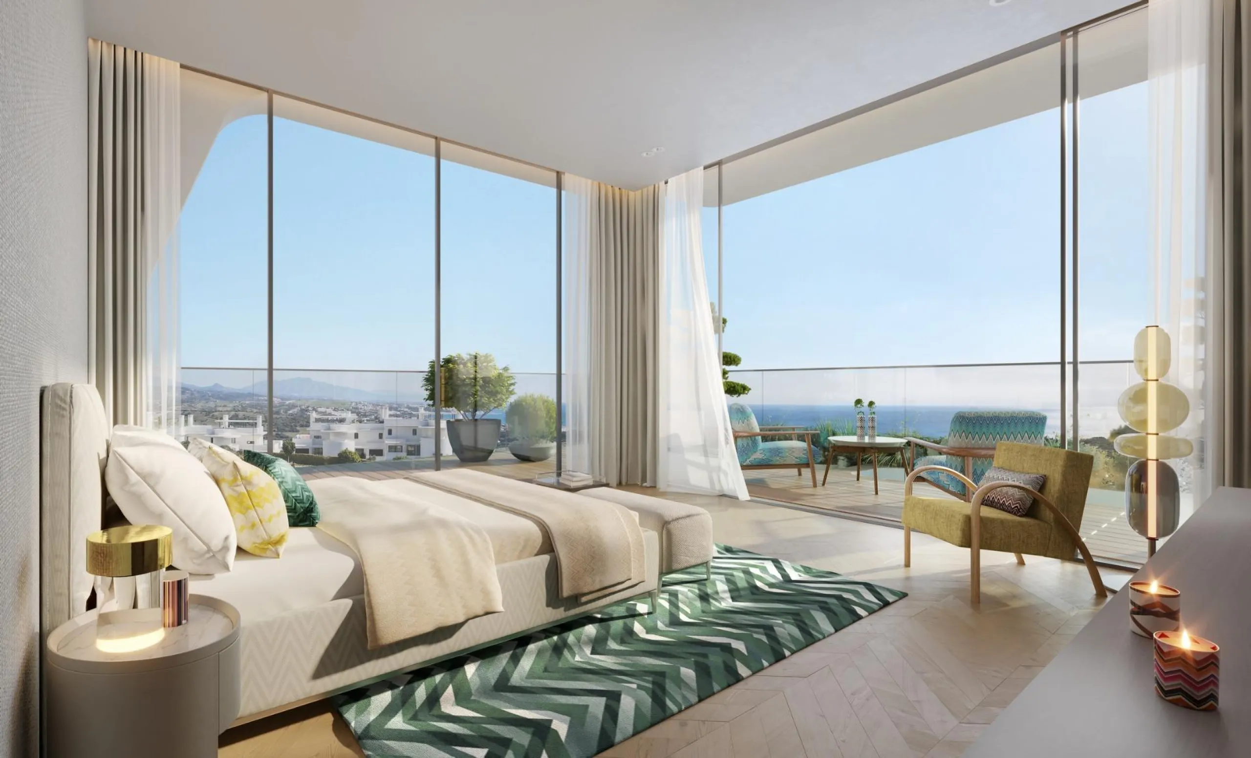 EXCLUSIVITY, LUXURY AND COMFORT AT FINCA CORTESÍN & & Exclusive luxury residential complex in Finca Cortesín, immersed in the unspoilt landscapes of the Costa del Sol. Residences of 2, 3 and 4 bedrooms, with private entrance and 24/7 premium securit