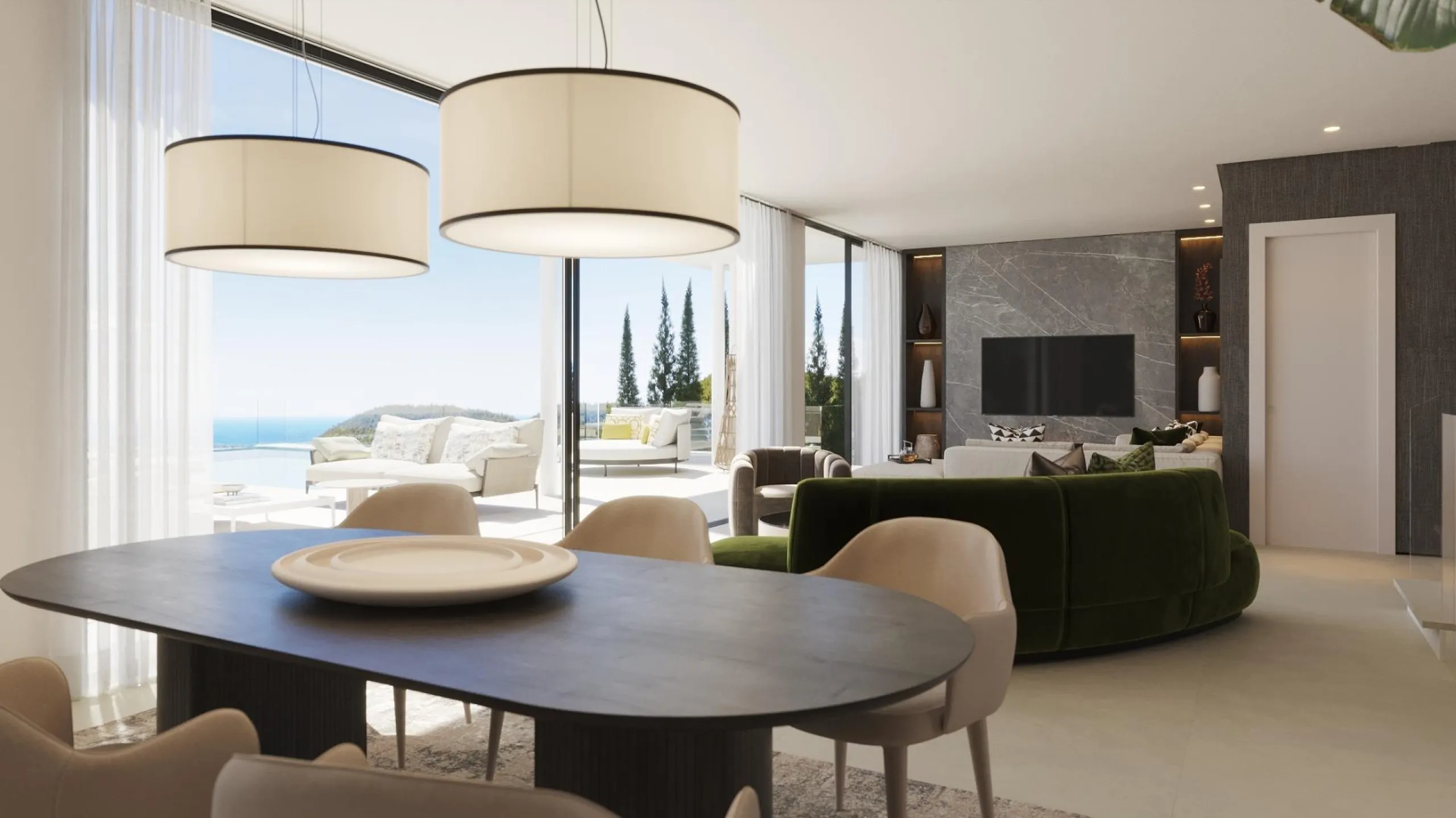 NEW BUILD LUXURY VILLA NEAR ESTEPONA& & Located in a picturesque and coveted setting amidst nature's splendour, Luxury Villas comprises a collection of 12 ophisticated and exclusive villas boasting contemporary aesthetics.& Nestled amongst the tr