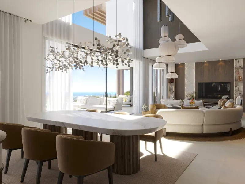 NEW BUILD LUXURY VILLA NEAR ESTEPONA& & Located in a picturesque and coveted setting amidst nature's splendour, Luxury Villas comprises a collection of 12 ophisticated and exclusive villas boasting contemporary aesthetics.& Nestled amongst the tr