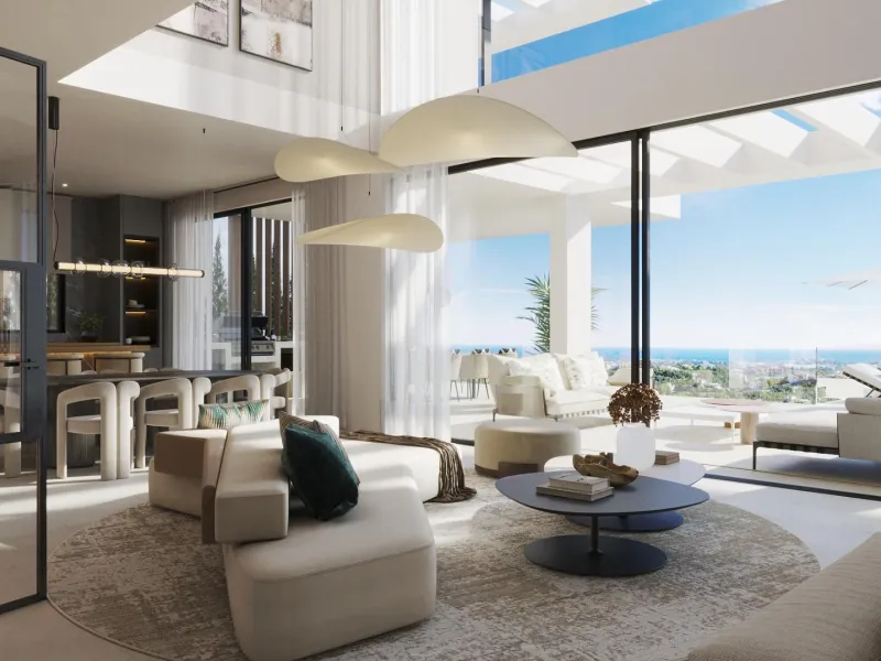 NEW BUILD LUXURY VILLA NEAR ESTEPONA& & Located in a picturesque and coveted setting amidst nature's splendour, Luxury Villas comprises a collection of 12 ophisticated and exclusive villas boasting contemporary aesthetics.& Nestled amongst the tr