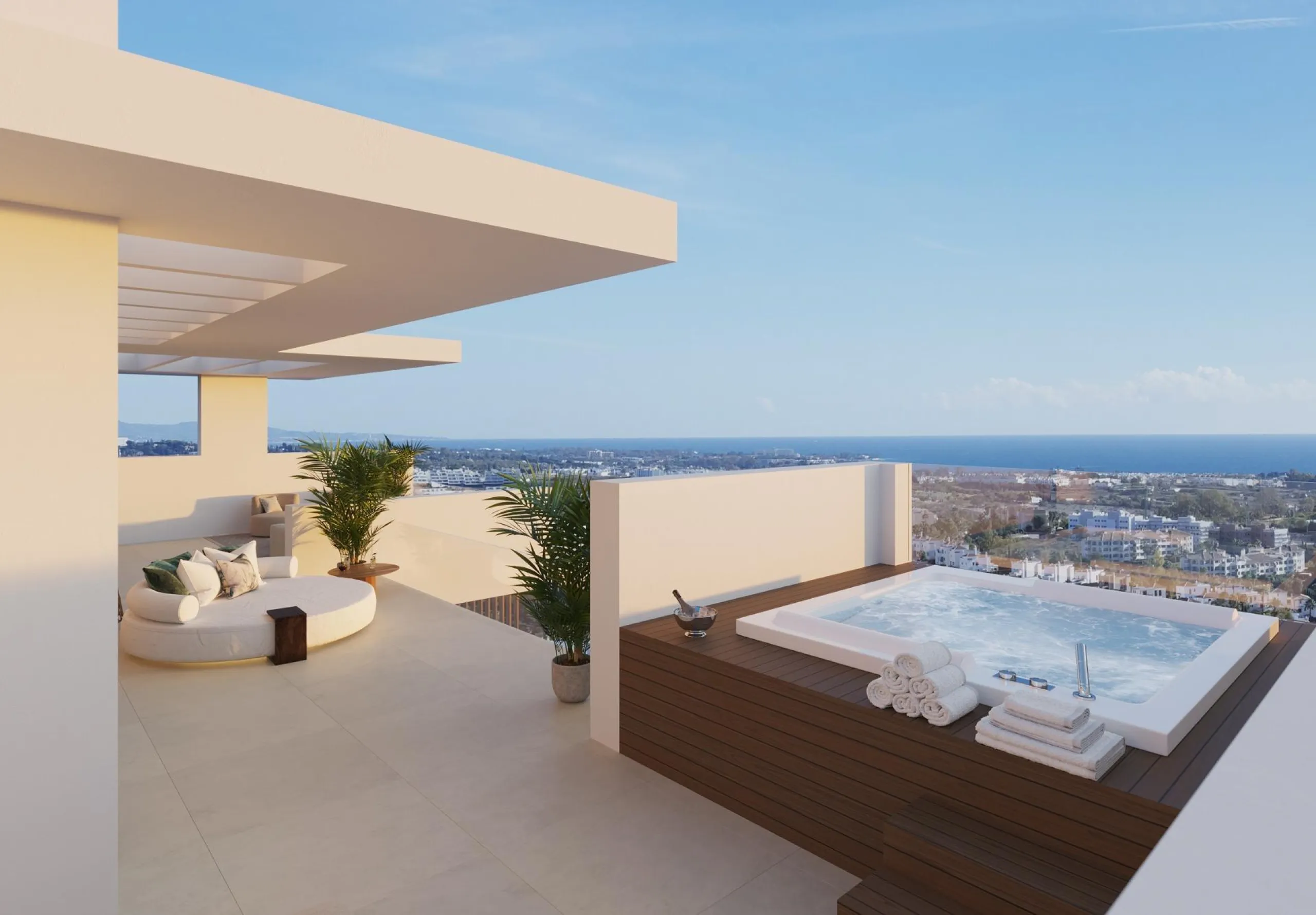 NEW BUILD LUXURY VILLA NEAR ESTEPONA& & Located in a picturesque and coveted setting amidst nature's splendour, Luxury Villas comprises a collection of 12 ophisticated and exclusive villas boasting contemporary aesthetics.& Nestled amongst the tr