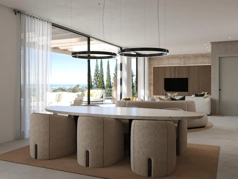 NEW BUILD LUXURY VILLA NEAR ESTEPONA& & Located in a picturesque and coveted setting amidst nature's splendour, Luxury Villas comprises a collection of 12 ophisticated and exclusive villas boasting contemporary aesthetics.& Nestled amongst the tr