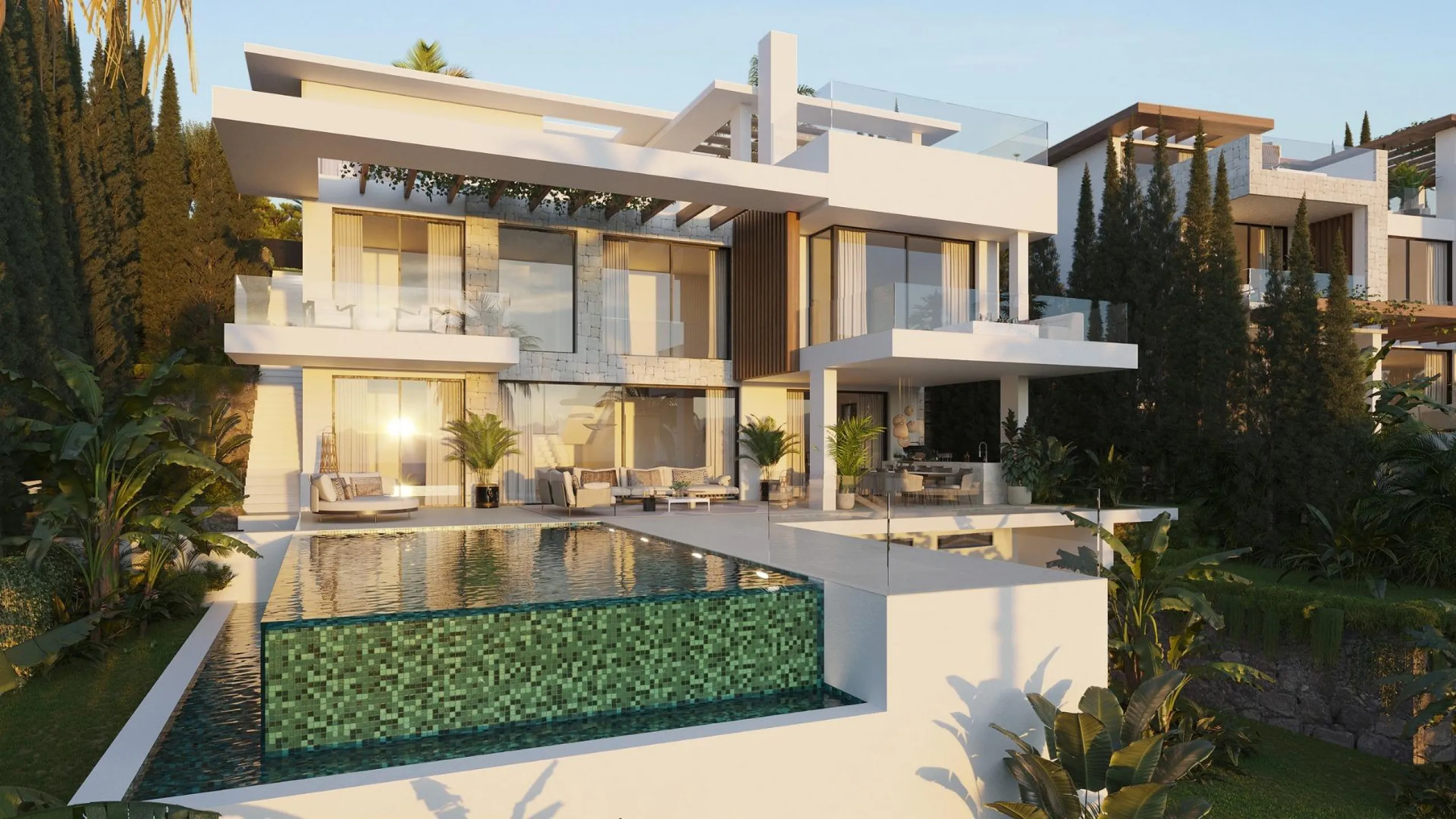 NEW BUILD LUXURY VILLA NEAR ESTEPONA& & Located in a picturesque and coveted setting amidst nature's splendour, Luxury Villas comprises a collection of 12 ophisticated and exclusive villas boasting contemporary aesthetics.& Nestled amongst the tr