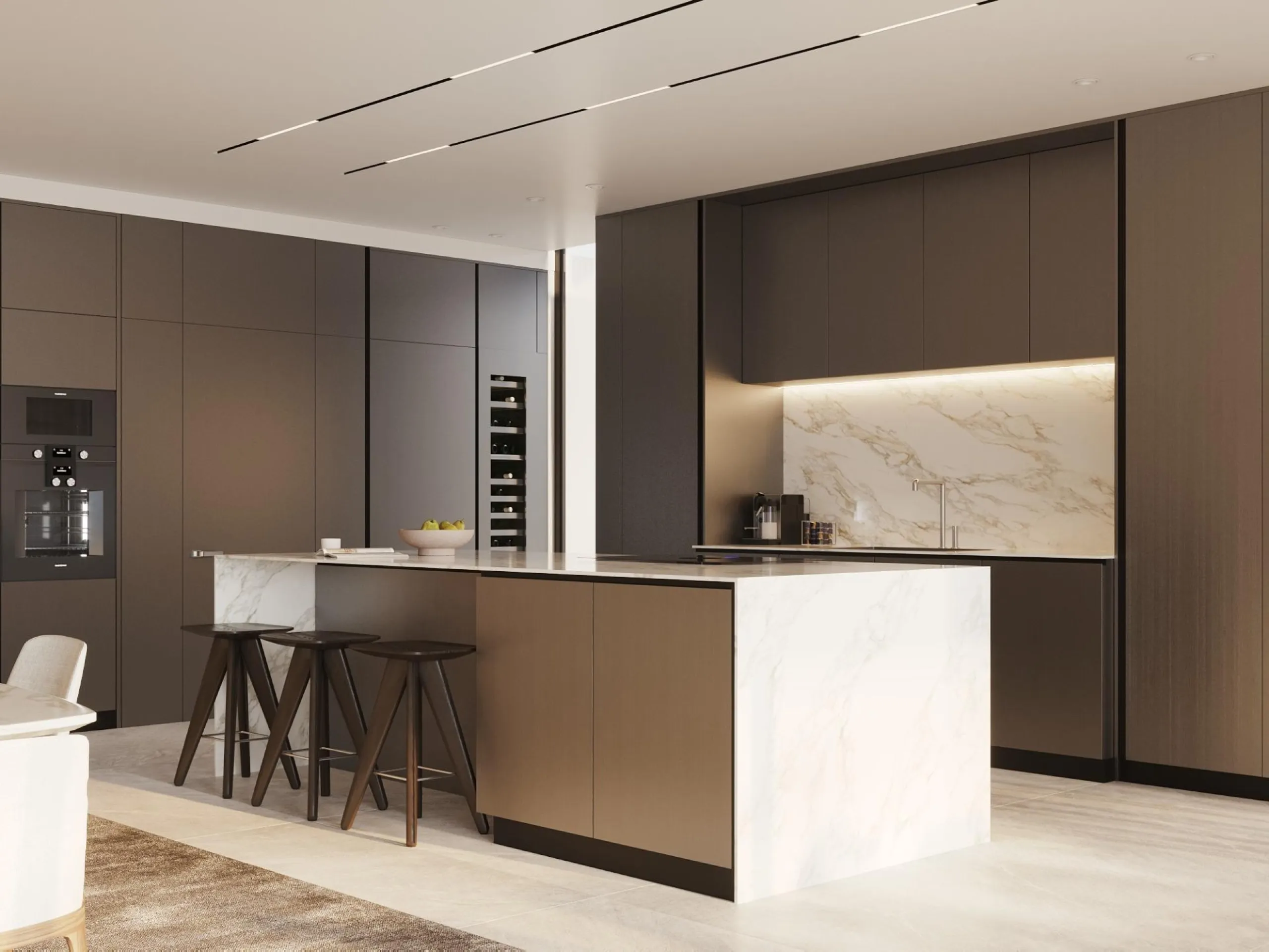 LUXURY NEW BUILD VILLAS WITH SEA VIEW IN BENAHAVIS& & Residential is the perfect symbiosis of luxury and sustainability. The project has been greatly influenced by the constant dialogue with nature in order to mimic it without altering its condition